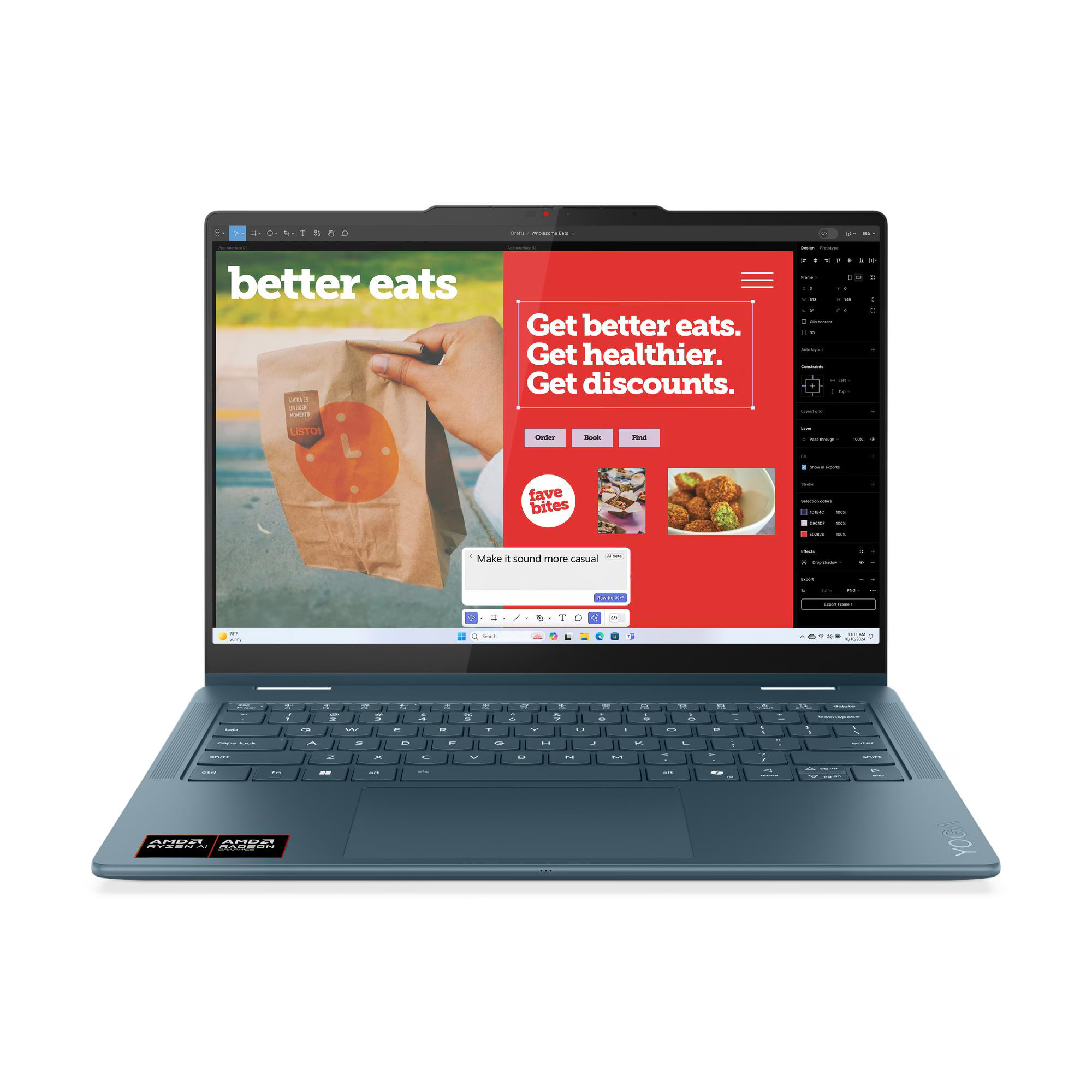 LENOVO 83JR00AUCY Yoga 7 2-in-1 Φορητός Υπολογιστής 14", Τυρκουάζ  | Lenovo| Image 10