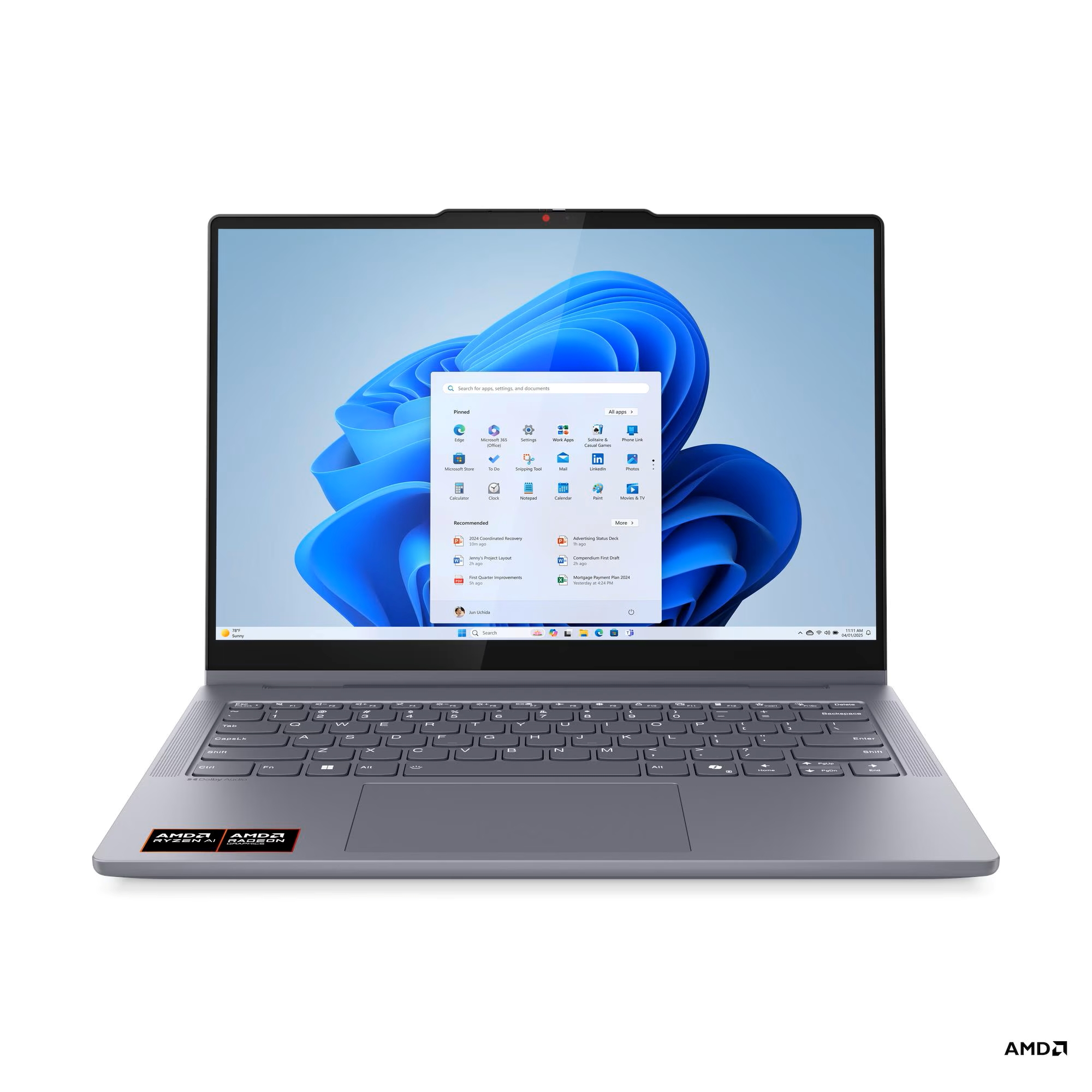 LENOVO 83KT005PCY IdeaPad 5 2-in-1 14AKP10 Laptop, Luna Grey | Lenovo| Image 10