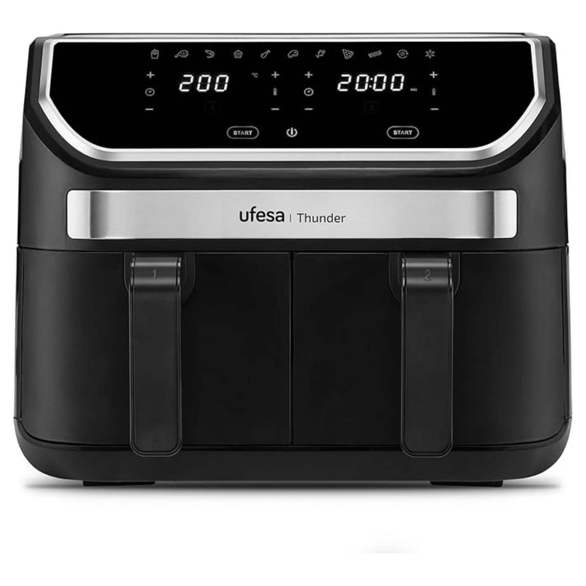 Image of suggested product: UFESA Thunder Φριτέζα Αέρος 9 Λίτρων Διπλής Ζώνης, Μαύρο