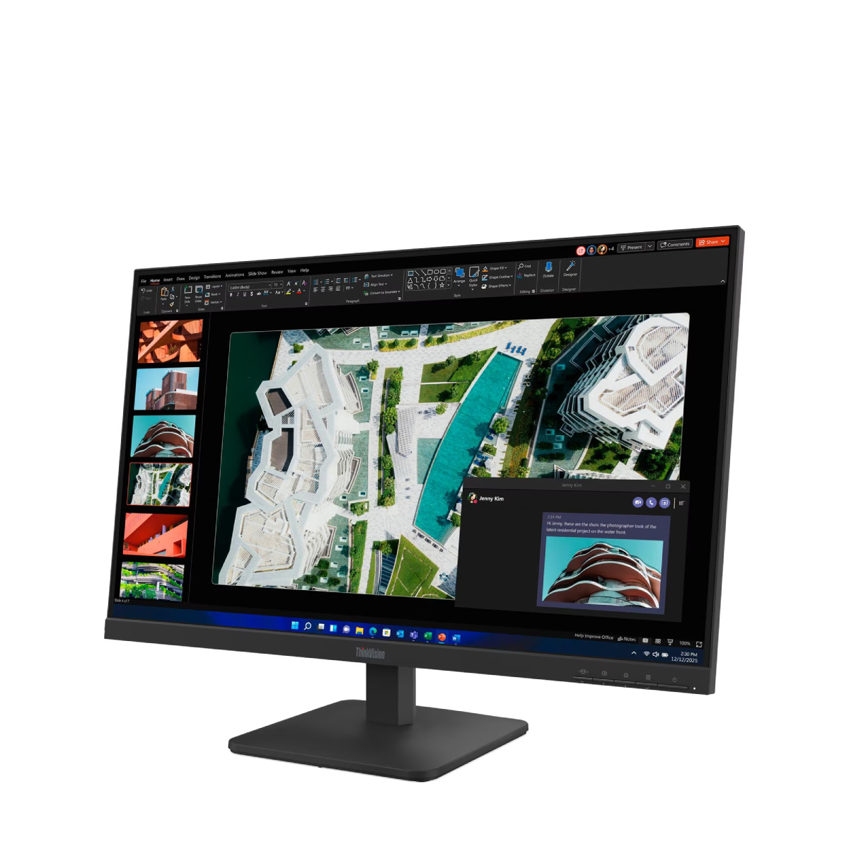 LENOVO 64BEKAT1UK ThinkVision S27-4e Οθόνη Ηλεκτρονικού Υπολογιστή, 27" | Lenovo| Image 3