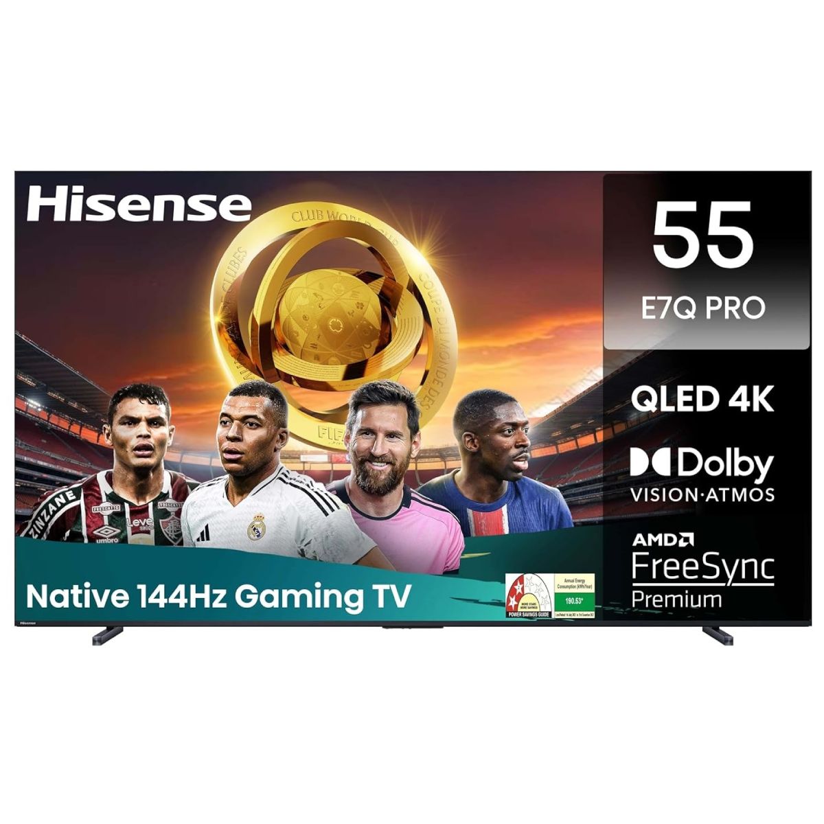 Image of suggested product: HISENSE 55E7Q PRO QLED 4K Τηλεόραση, 55"
