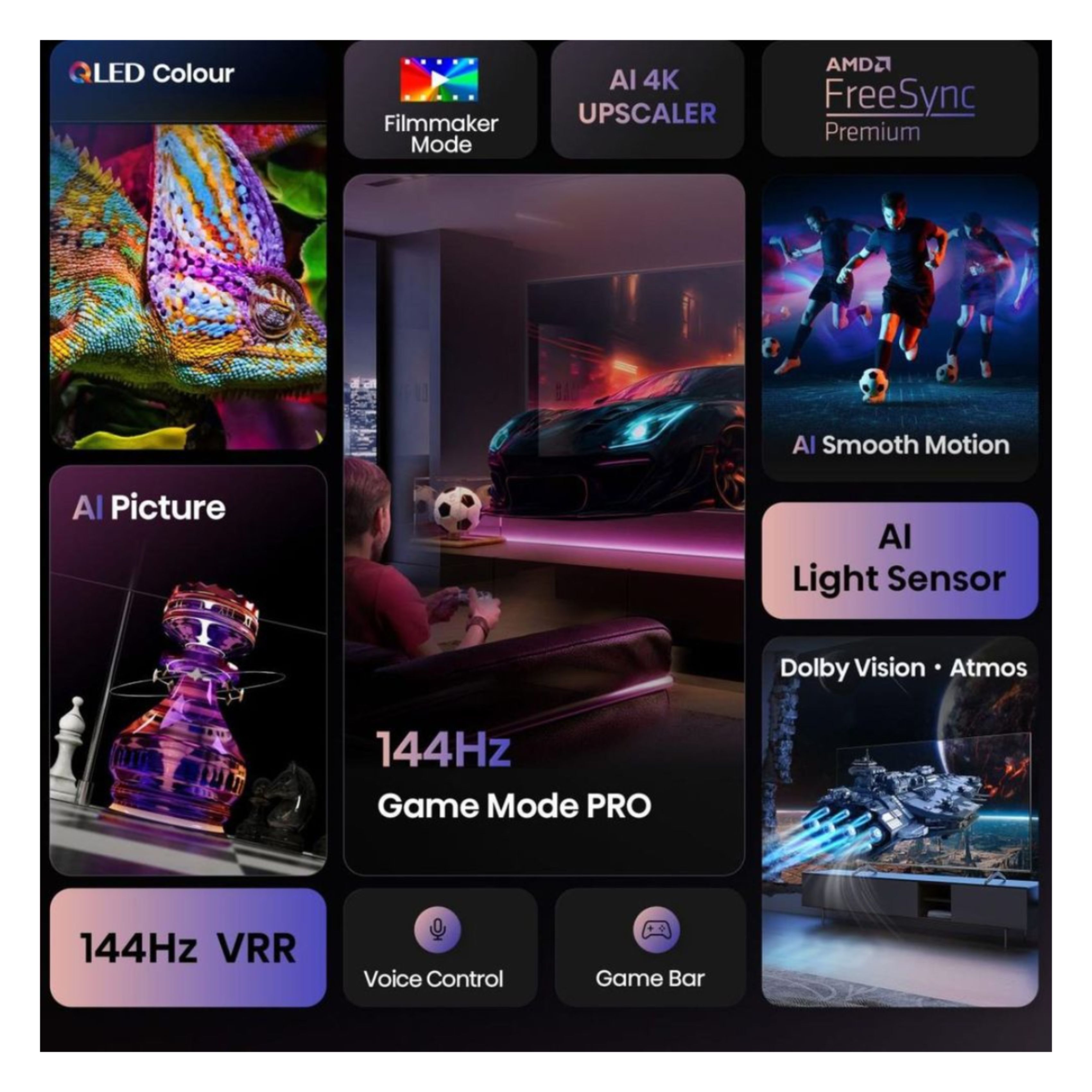 HISENSE 100E7Q PRO QLED 4K TV, 100" | Hisense| Image 4