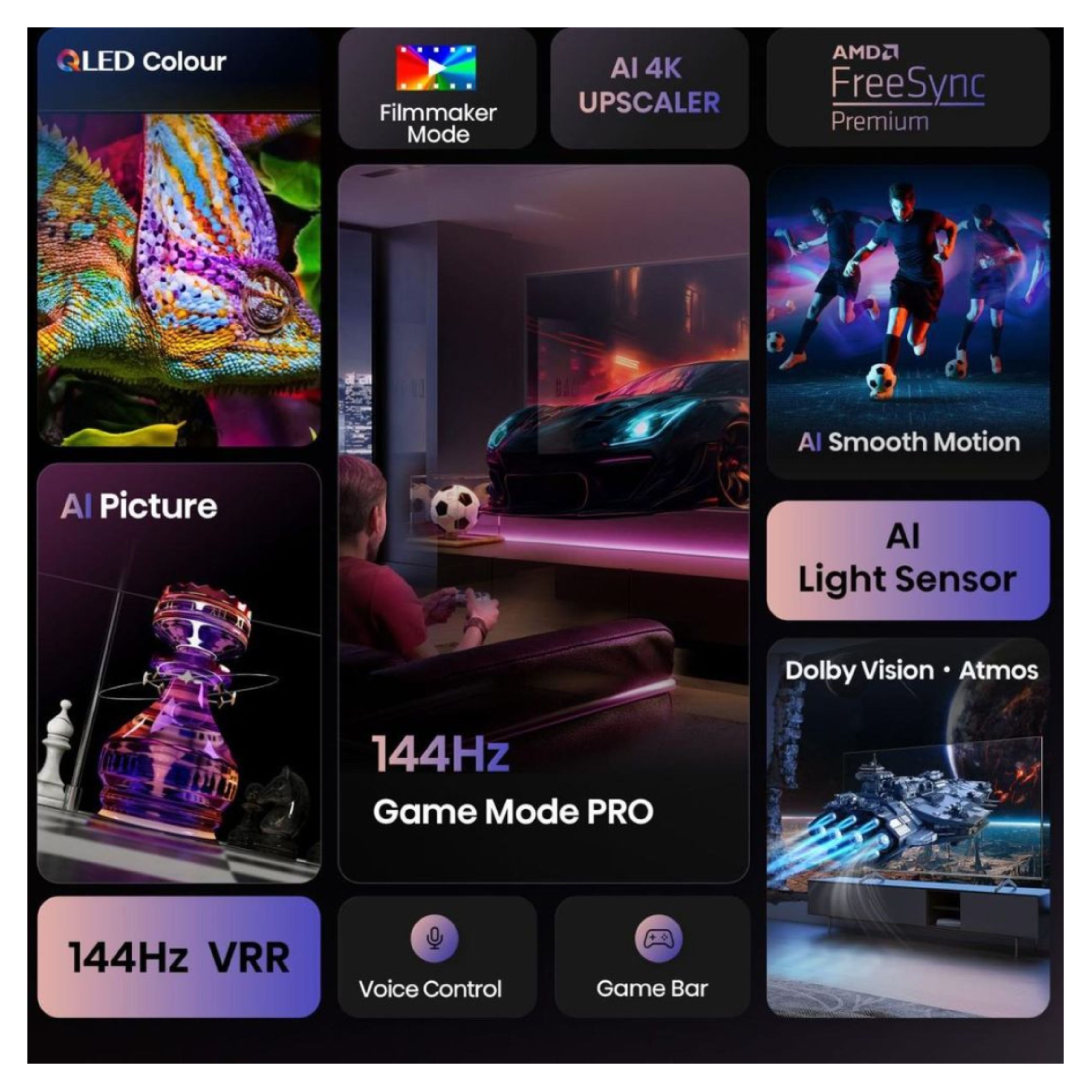 HISENSE 100E7Q PRO QLED 4K TV, 100" | Hisense| Image 5