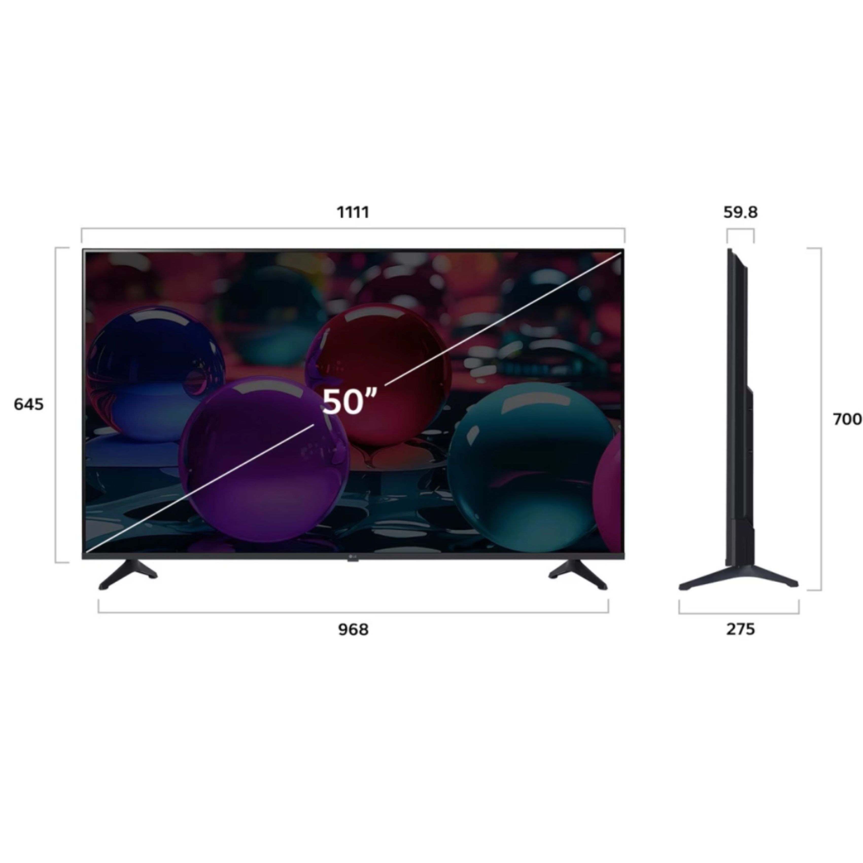 LG 50UA73003LA UHD 4K Smart LED Τηλεόραση, 50" | Lg| Image 3