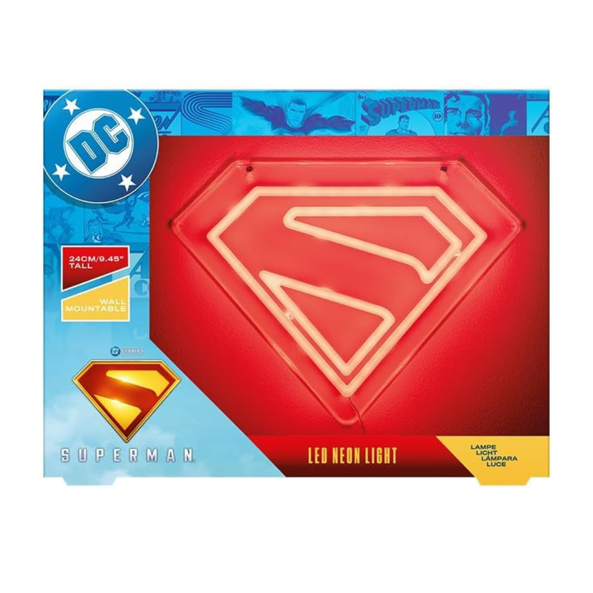 PALADONE 104531 Superman LED Neon Φωτιστικό product image  | image 2