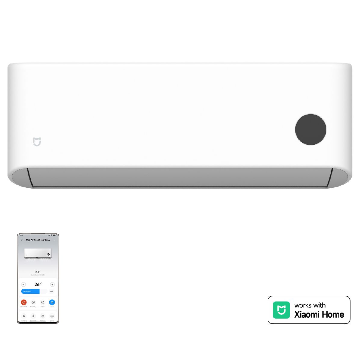 XIAOMI Mijia ECO ASH-24W/N2C2 Κλιματιστικό Τοίχου με WiFi, 24.000BTU | Xiaomi| Image 1