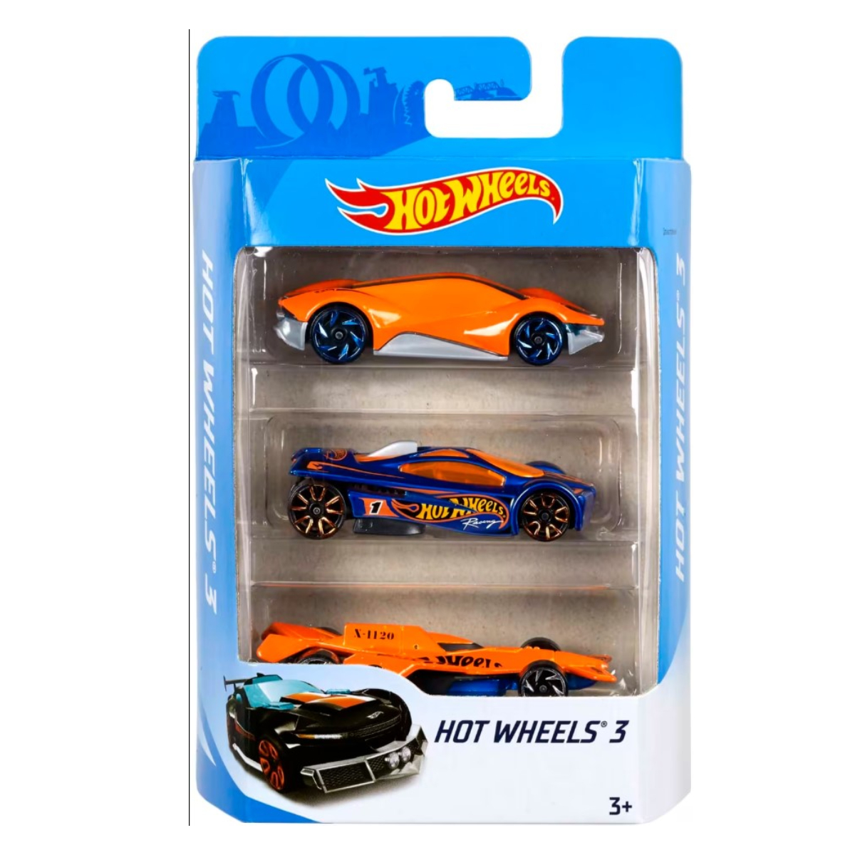 MATTEL 016124 Σετ 3 Αυτοκινητάκια | Mattel| Image 1