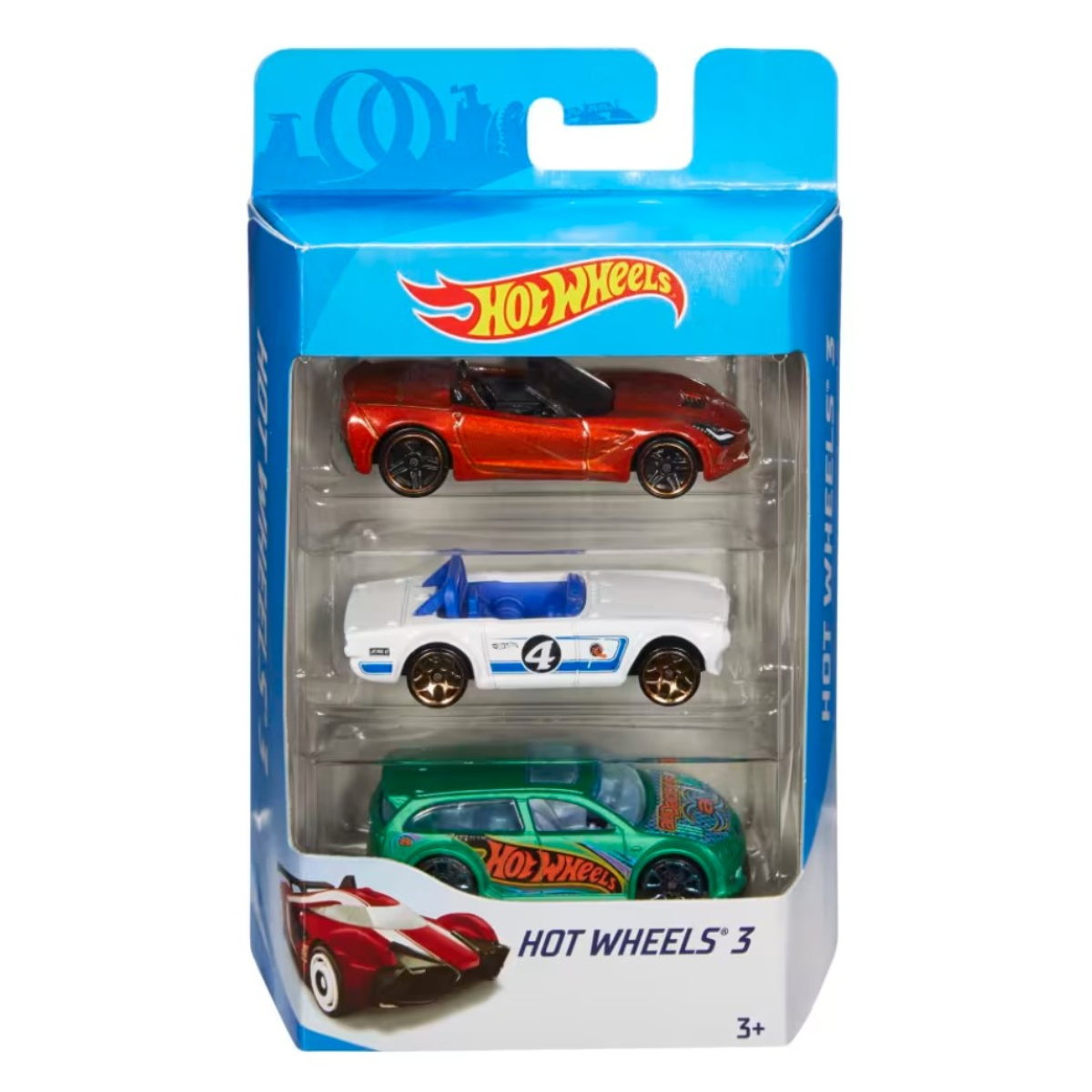 MATTEL 016124 Σετ 3 Αυτοκινητάκια | Mattel| Image 2