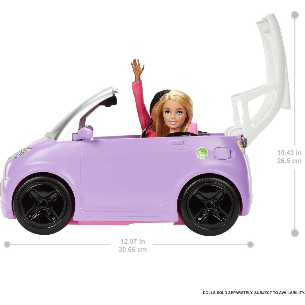 MATTEL 016124 Ηλεκτρικό Αυτοκίνητο Barbie με Σταθμό Φόρτισης και Φις HJV36 | Mattel| Image 4