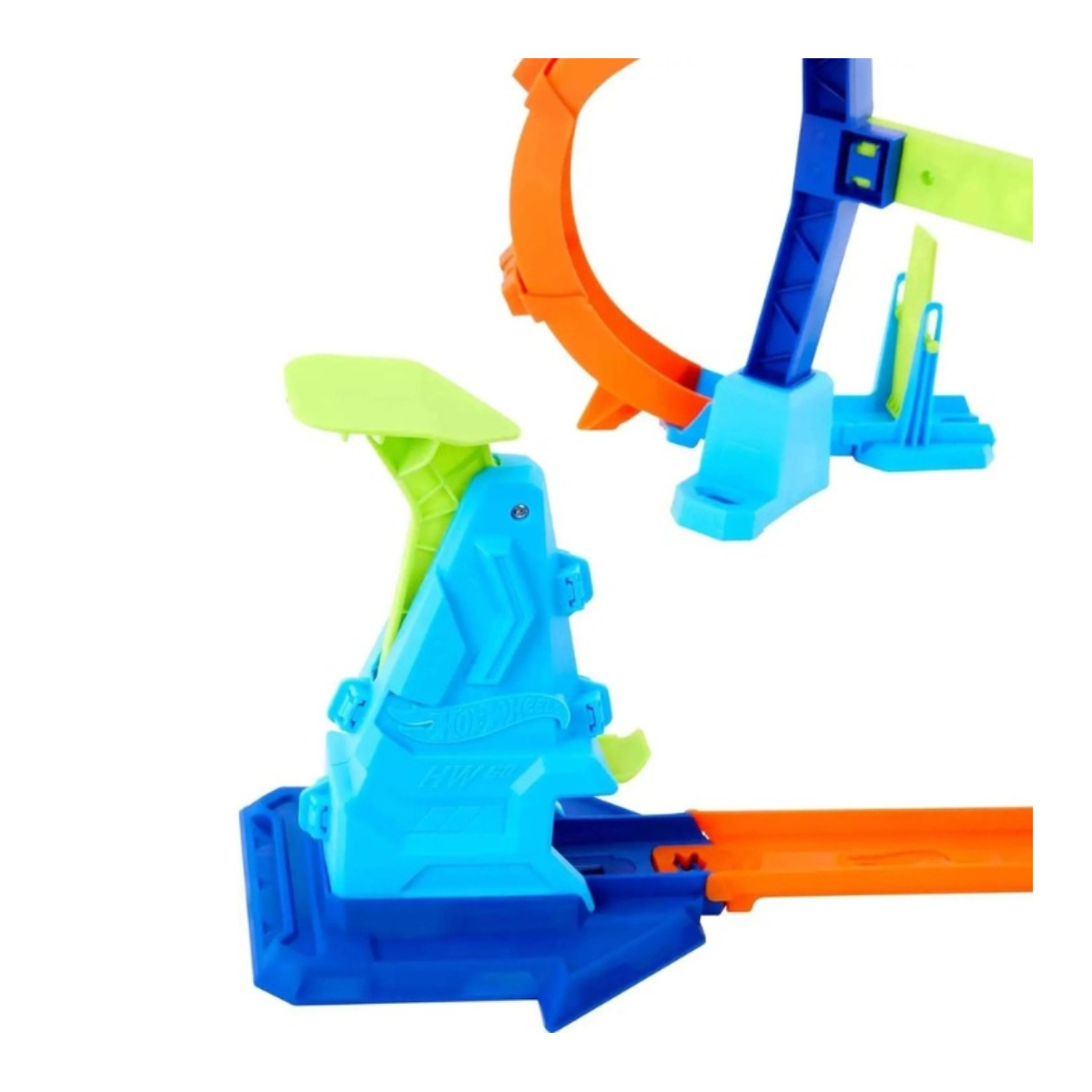 MATTEL 116076 Hot Wheels Πίστα Stunt Tracks Corkscrew Jump Champion με Αυτοκινητάκι Κλίμακας 1:64 & Speed Snap Track | Mattel| Image 1