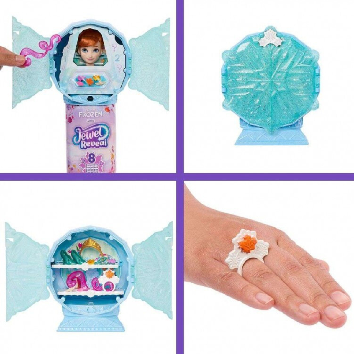MATTEL 115896 Disney Frozen Anna Κούκλα με Αξεσουάρ και 8 Εκπλήξεις | Mattel| Image 2