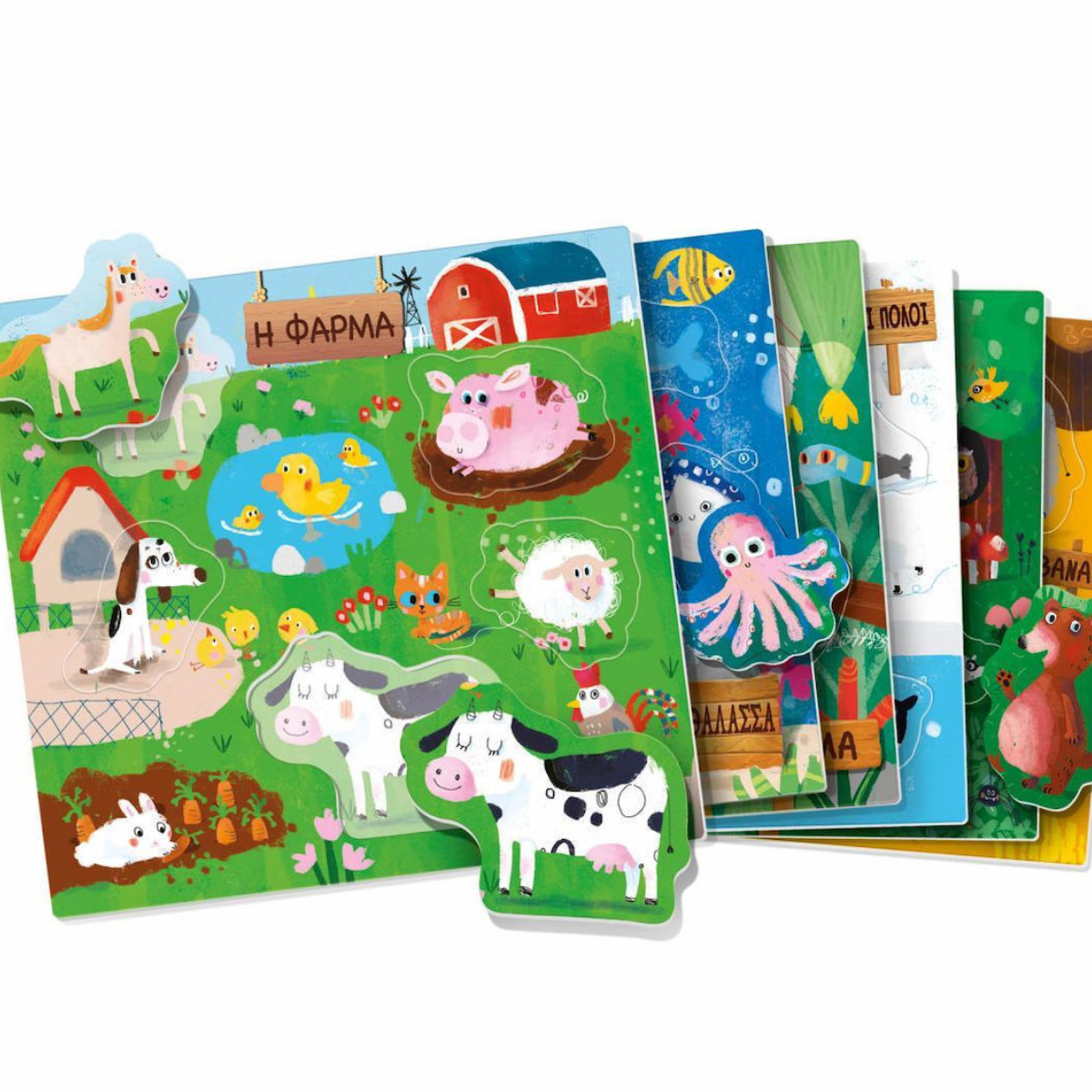 HEADU 100533 Τα Ζώα Σε Παζλ Montessori  | Headu| Image 1