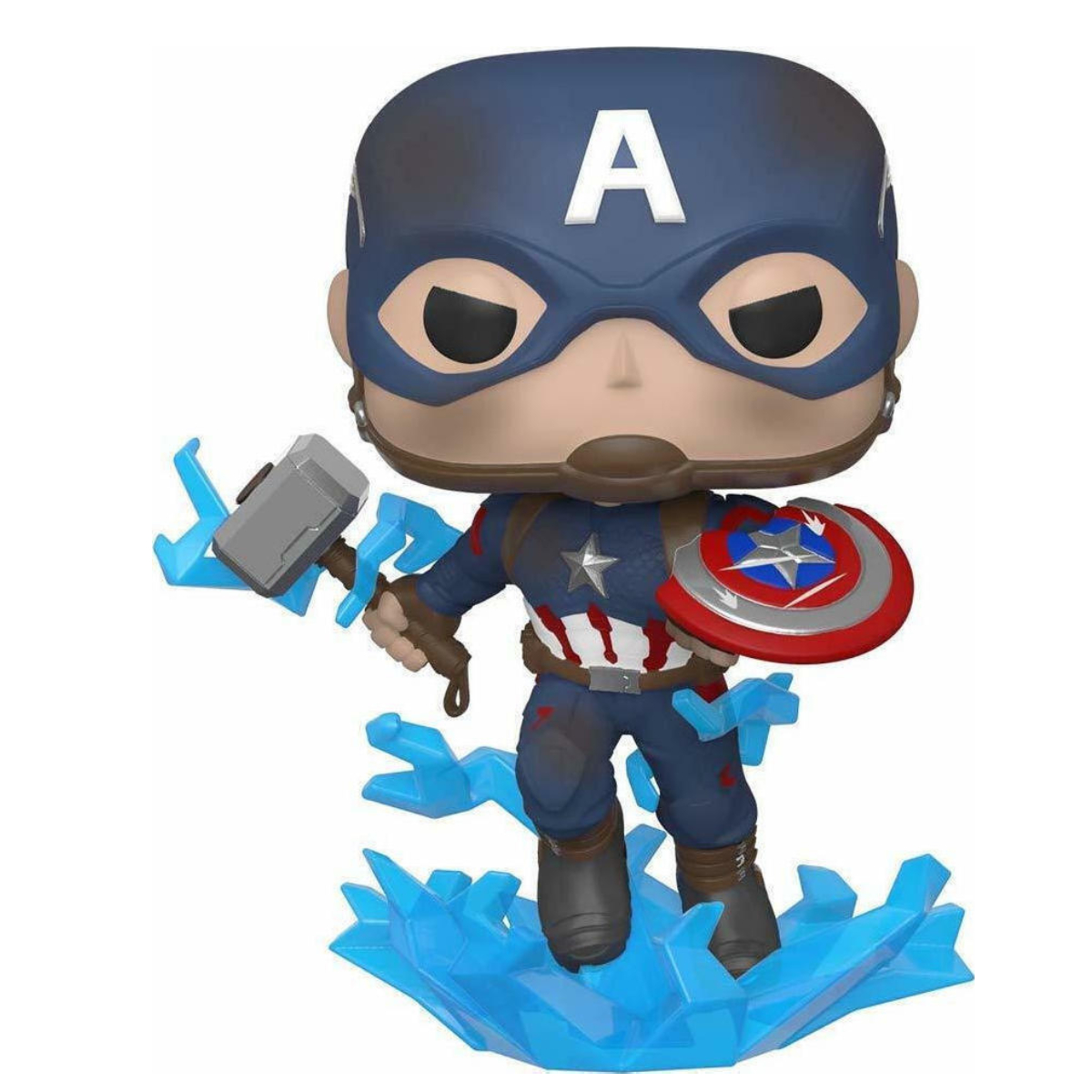 FUNKO 51668 Funko Pop! Captain America με Σπασμένη Ασπίδα, Φιγούρα | Funko| Image 1