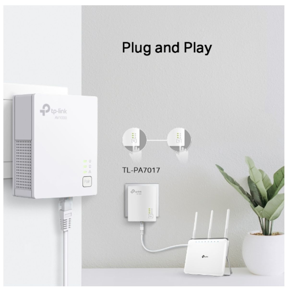 TP-LINK TL-PA7017 Powerline Network Adapter Kit | Tp-link| Image 5