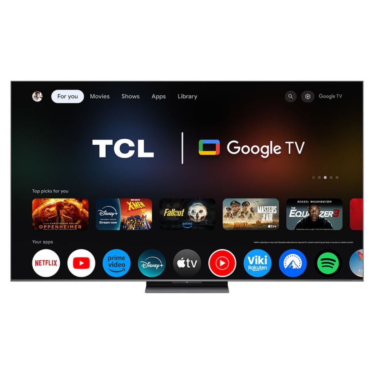 TCL 85C8K QD-Mini LED 4K Google Τηλεόραση, 85" | Tcl| Image 3