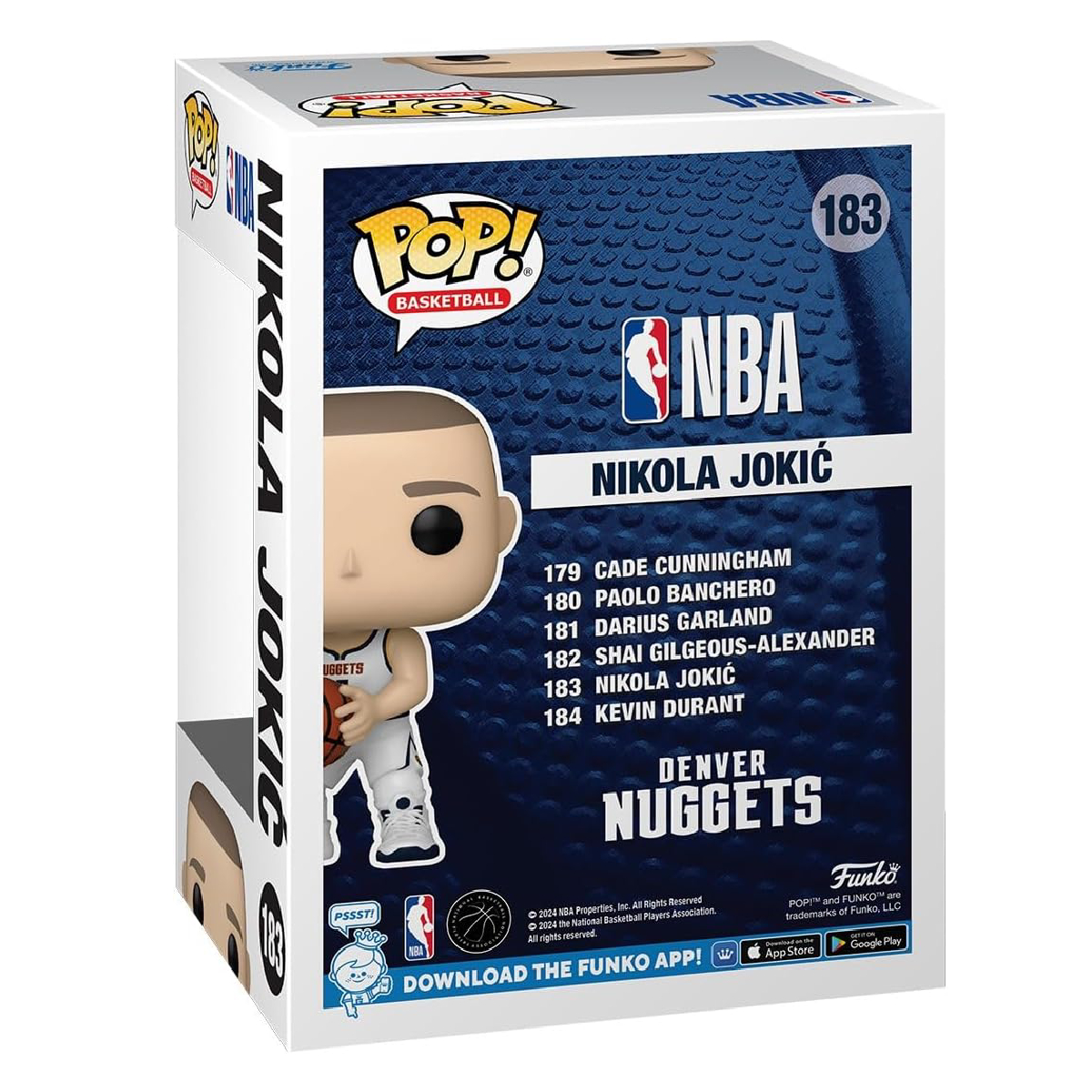FUNKO 095194 Pop! NBA: Denver Nuggets - Nikola Jokic 183, Φιγούρα | Funko| Image 1