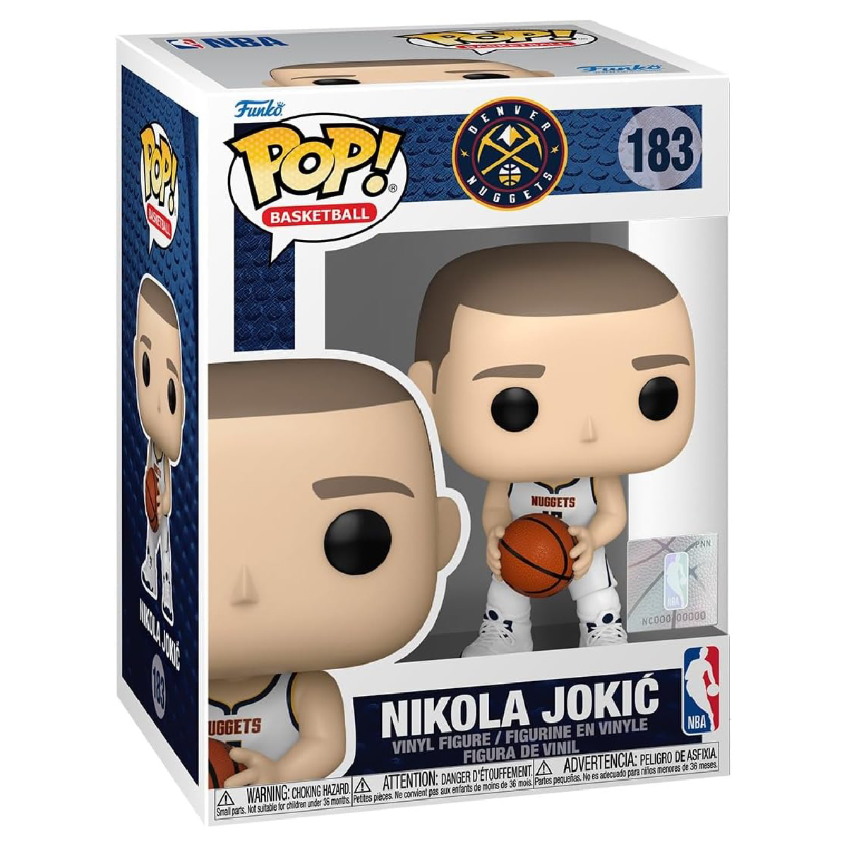 FUNKO 095194 Pop! NBA: Denver Nuggets - Nikola Jokic 183, Φιγούρα | Funko| Image 4