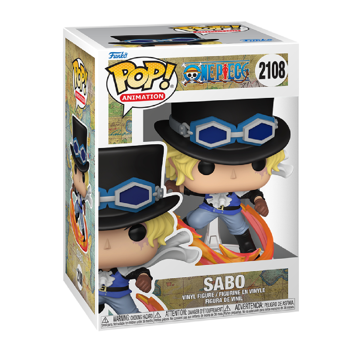 FUNKO 107375 Pop! Sabo Attacking with Pipe, Φιγούρα | Funko| Image 1