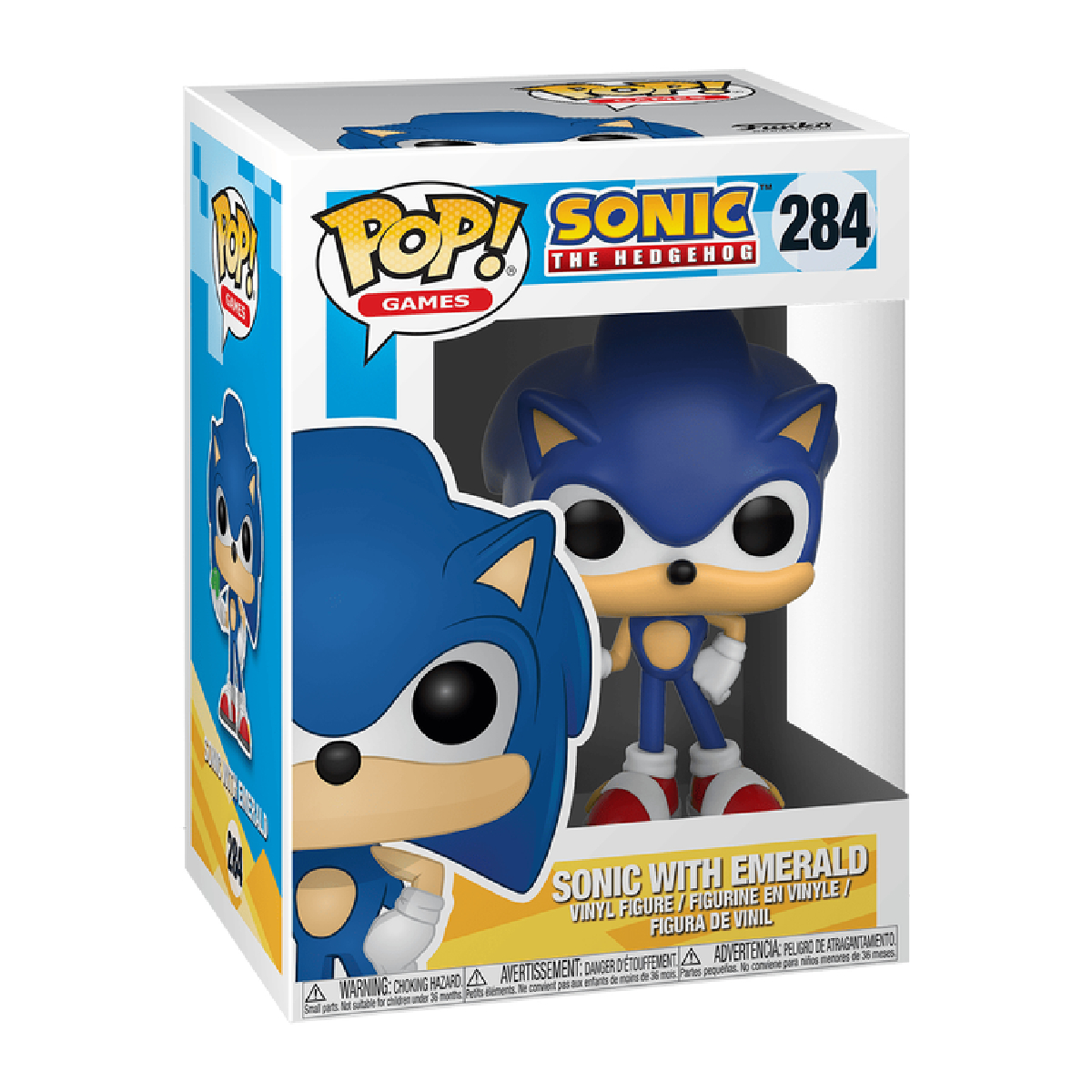 FUNKO 033182 Pop! Sonic μαζί με Emerald, Φιγούρα | Funko| Image 1