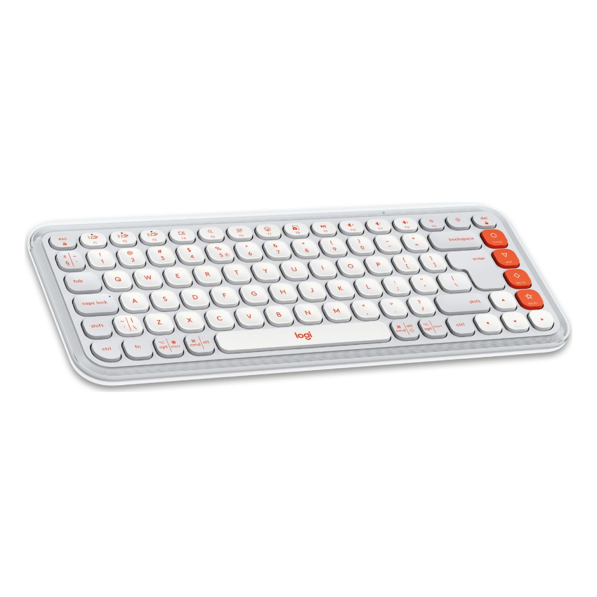 LOGITECH Pop Icon Πληκτρολόγιο, Γκρίζο / Πορτοκαλί | Logitech| Image 2
