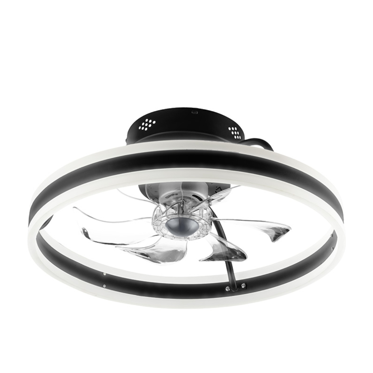 LIFE HALO 221-0349 Ανεμιστήρας Οροφής με LED Φωτισμό, Μαύρο | Life| Image 1
