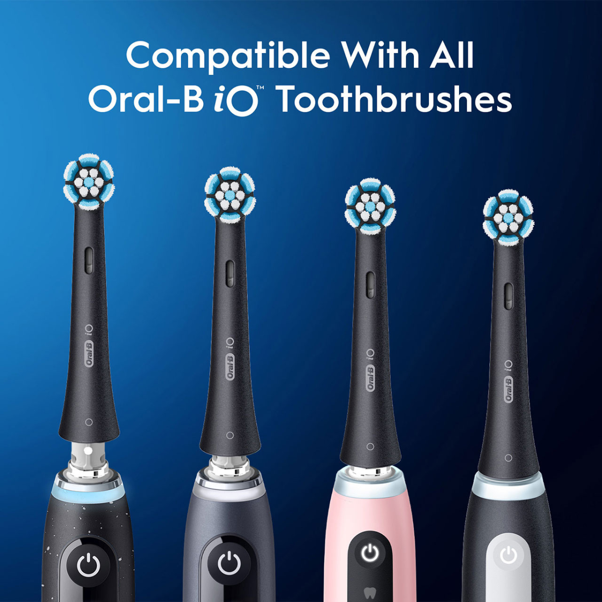 ORAL-B iO Gentle Care Ανταλλακτικές Κεφαλές Οδοντόβουρτσας 2 Τεμάχια, Μαύρο  | Braun| Image 3
