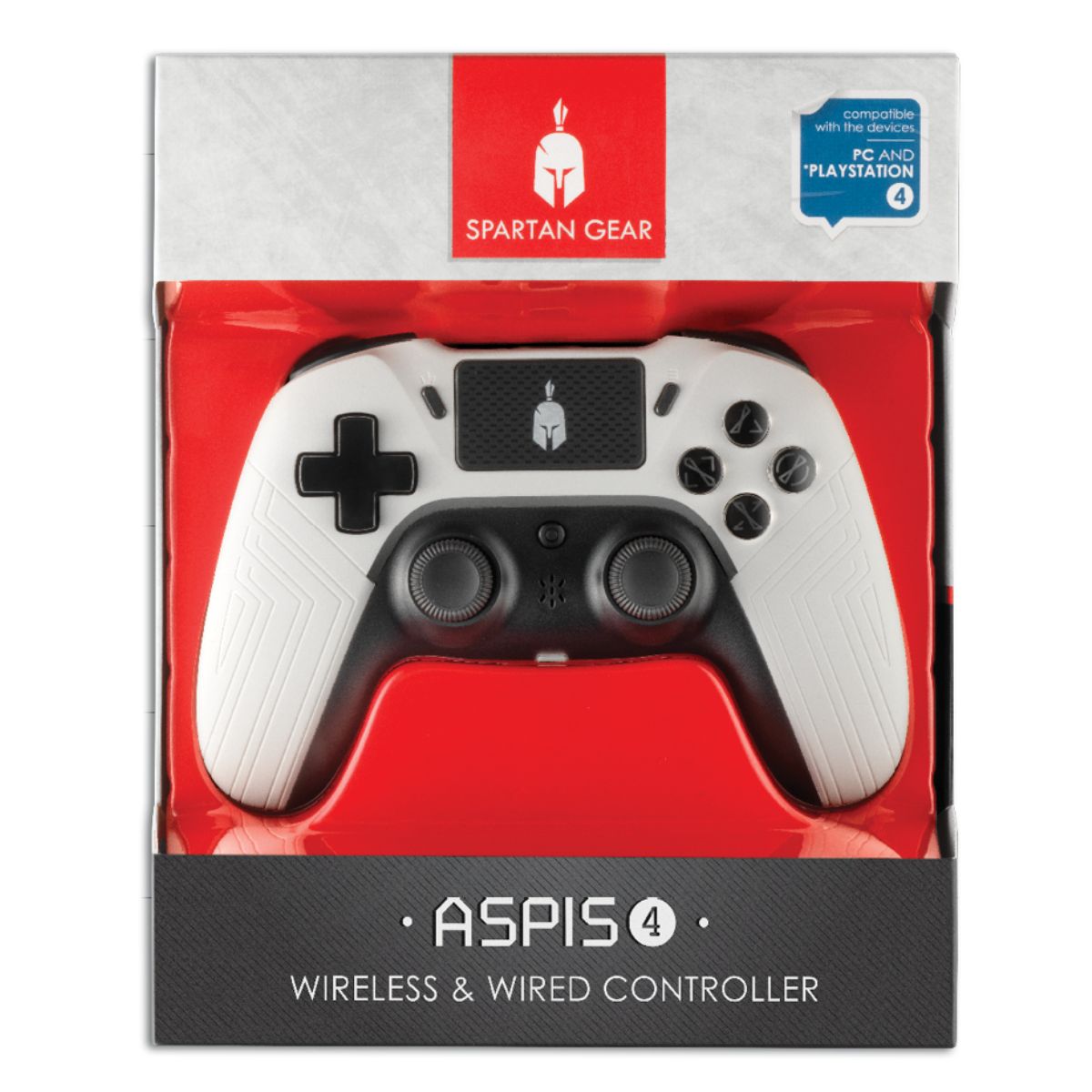 SPARTAN GEAR SGCPCPS404BW Spartan Gear Aspis 4 Ασύρματο Χειριστήριο για PS4 & PC | Spartan-gear| Image 2