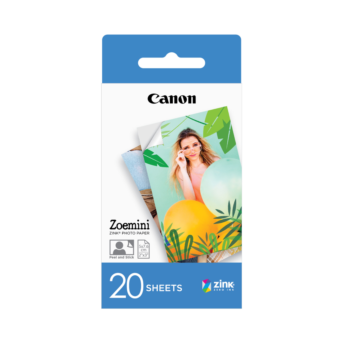 Image of suggested product: CANON ZP-2030 ZINK Φωτογραφικό Χαρτί 5 x 7.6 cm για Εκτυπωτές Zoemini, 20 Φύλλα
