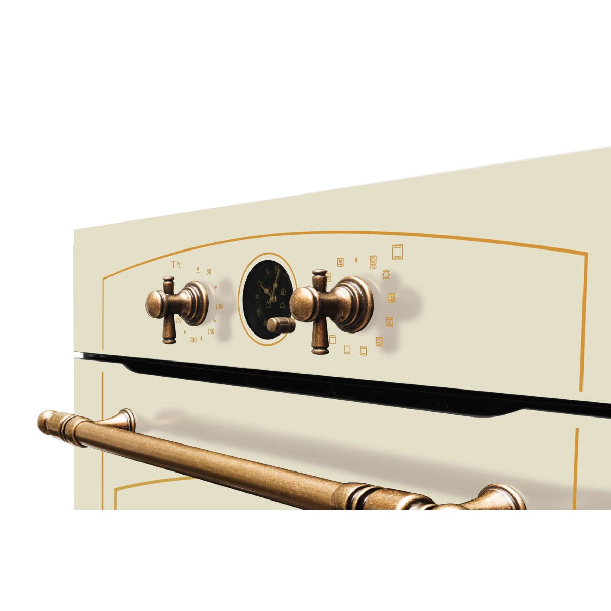 AMICA ED17319W Retro Εντοιχιζόμενος Φούρνος 77 Lt, Μπεζ | Amica| Image 5