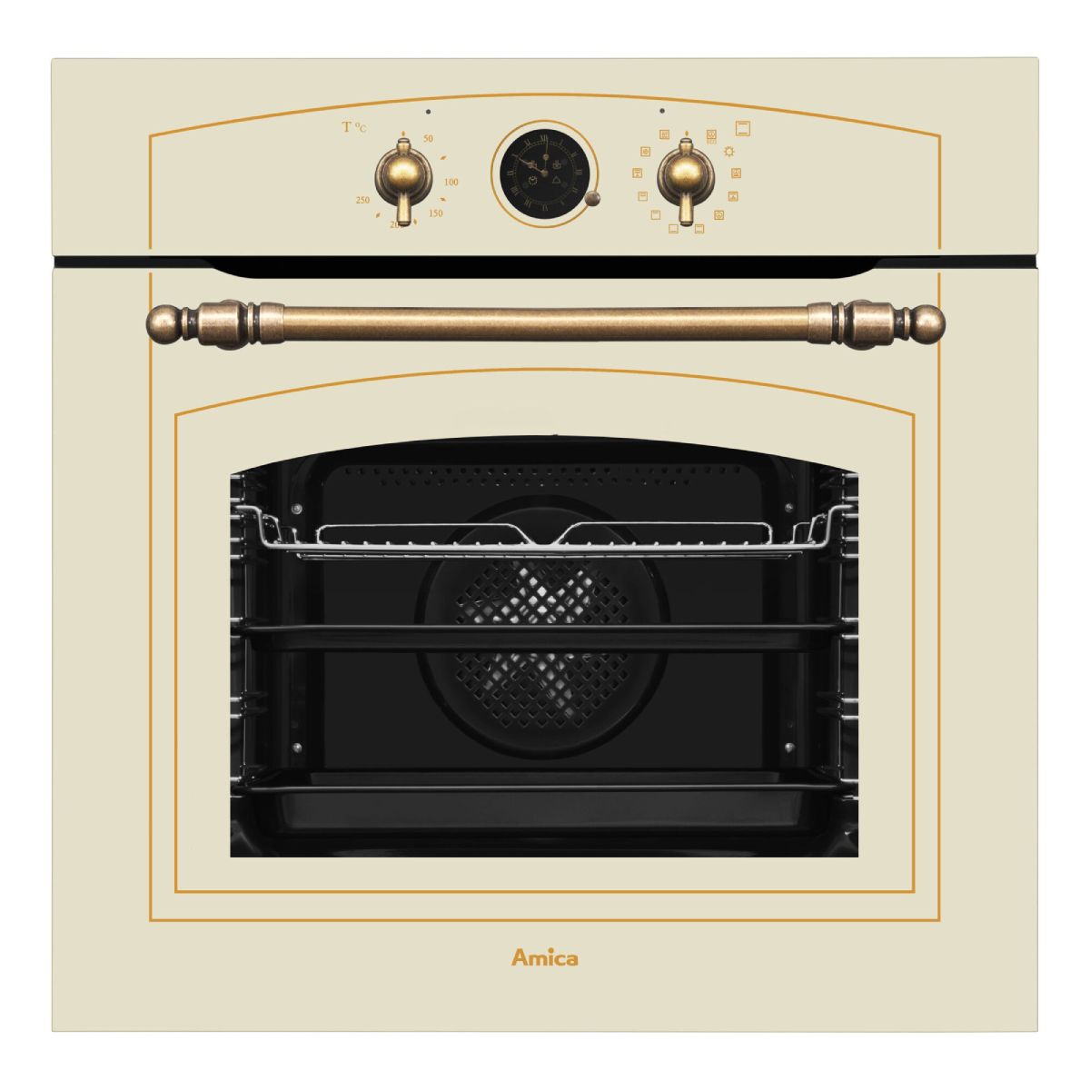 Image of suggested product: AMICA ED17319W Retro Εντοιχιζόμενος Φούρνος 77 Lt, Μπεζ