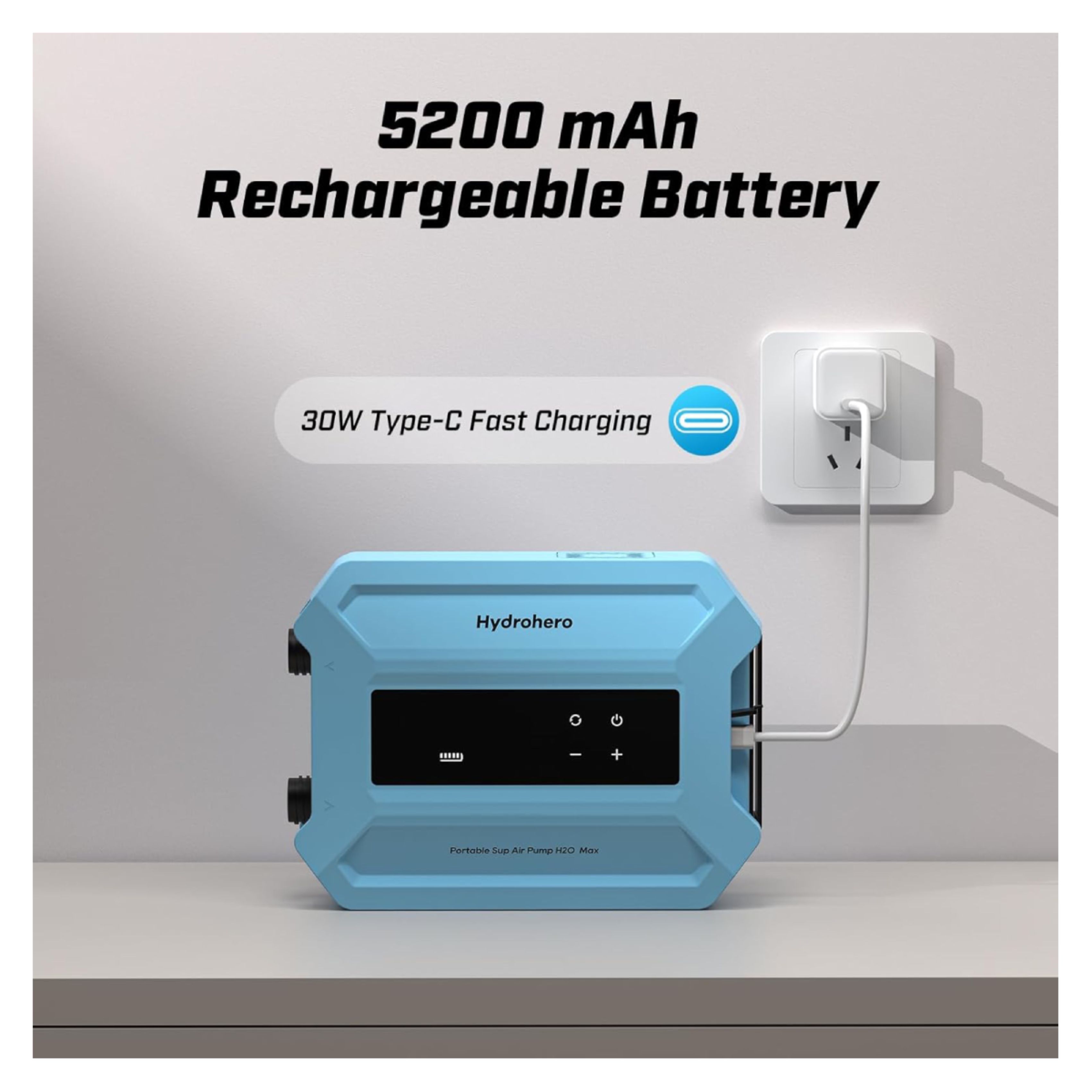 HYDROHERO D21 Pro Portable Electric Air Pump | Hydrohero| Image 2