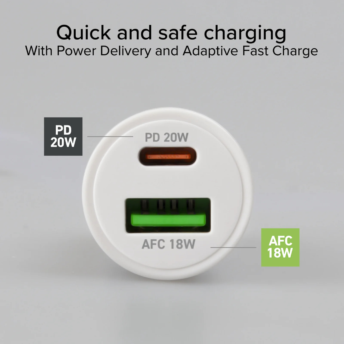 SBS TECRPD20W Διπλός Φορτιστής Αυτοκινήτου USB, 20 Watt | Sbs| Image 3