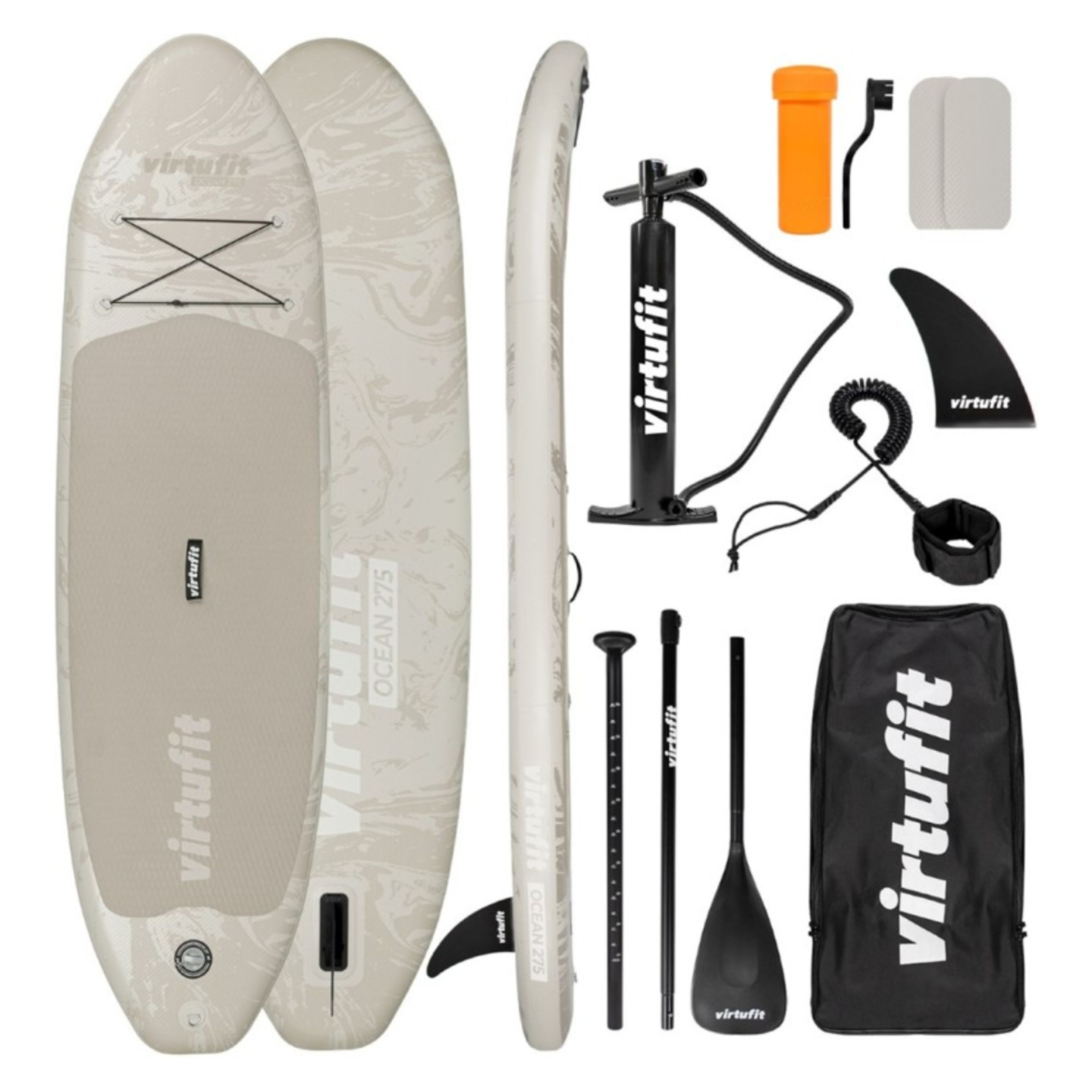 Image of suggested product: VIRTUFIT VFW06093 SUP Board Ocean Φουσκωτό SUP Σανίδα Κωπηλασίας 275cm, Μπεζ