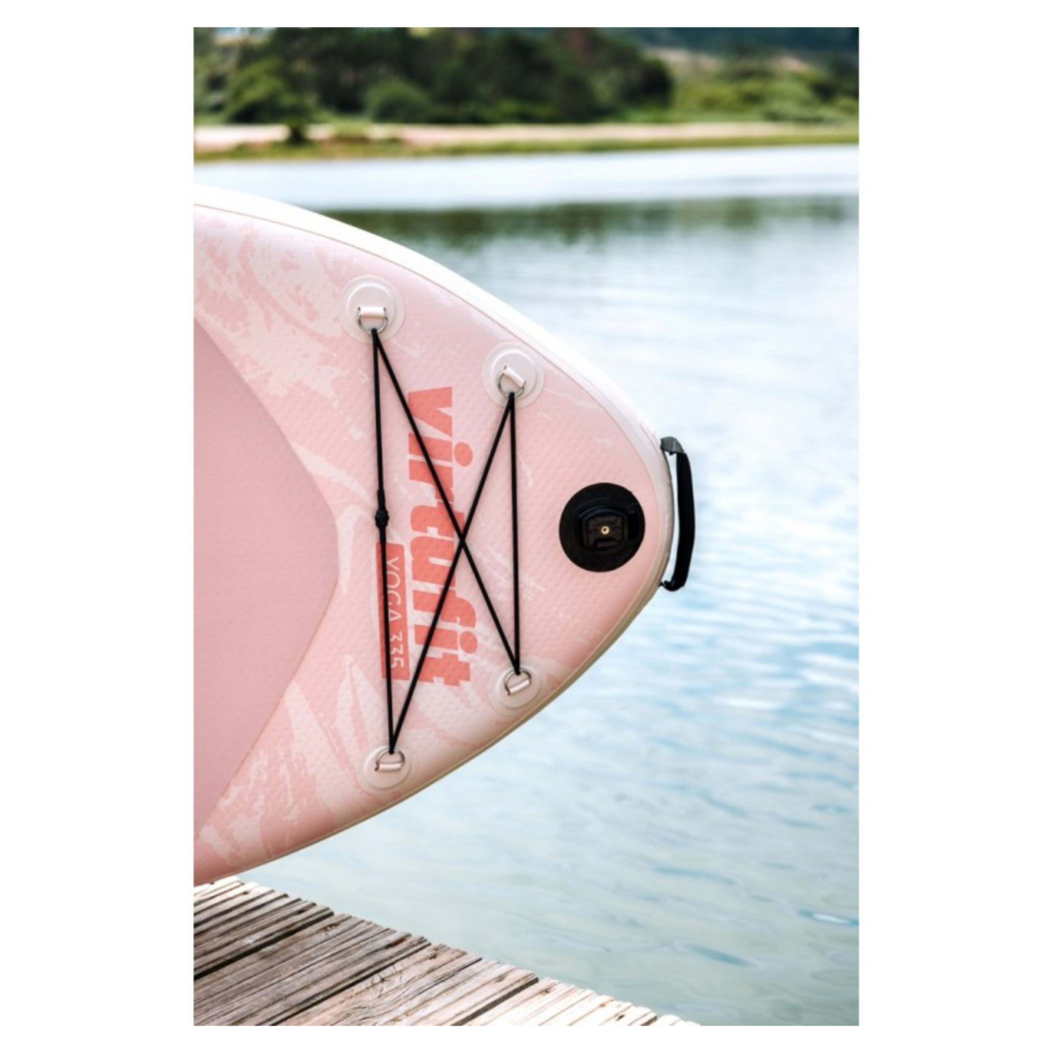 VIRTUFIT VFW06101 SUP Board Yoga 355 Ροζ Φουσκωτή Σανίδα SUP για Yoga & Fitness 335cm, Ροζ | Virtufit| Image 4
