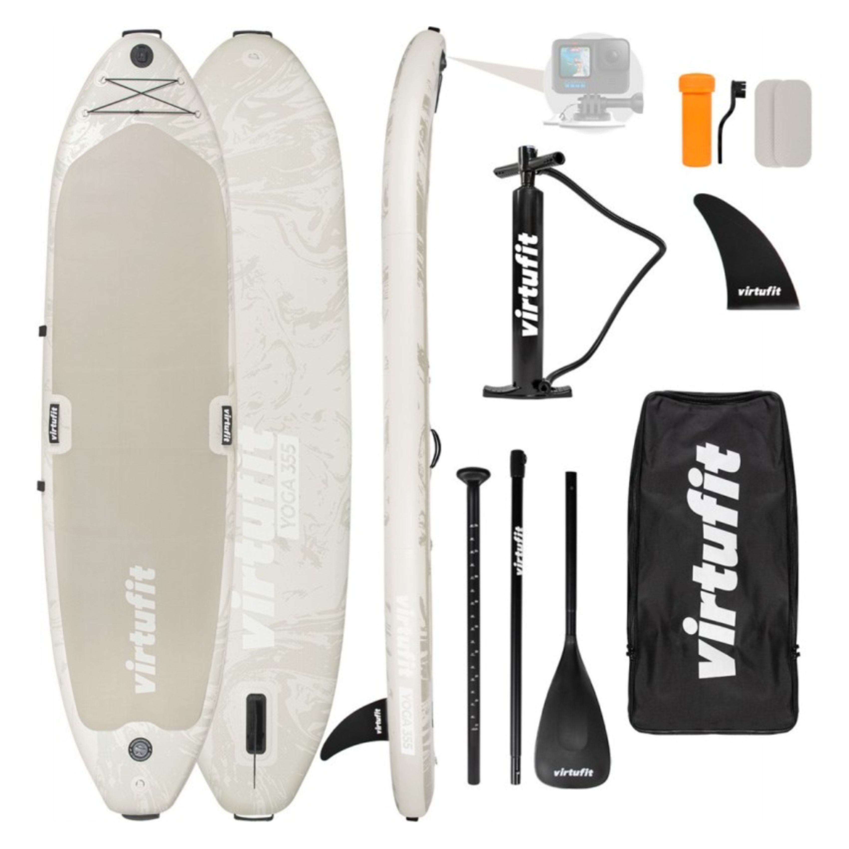 Image of suggested product: VIRTUFIT VFW06102 SUP Board Yoga 355 Ροζ Φουσκωτή Σανίδα SUP για Yoga & Fitness 335cm, Μπεζ