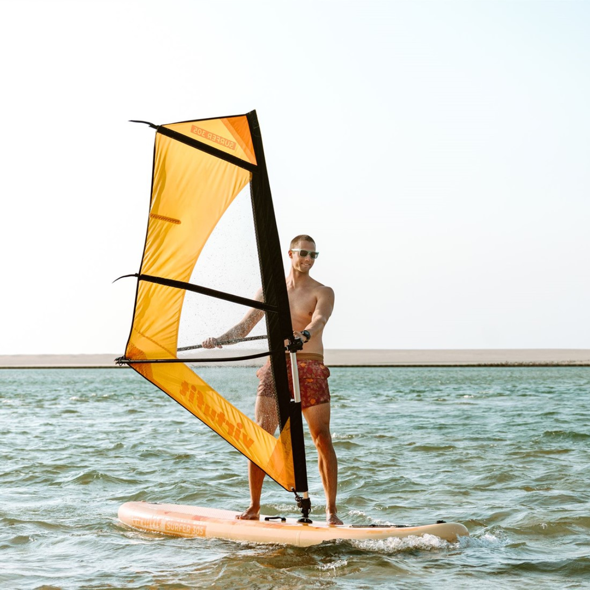 VIRTUFIT VFW06082 SUP Board Surfer 305 Φουσκωτή Σανίδα SUP 305 cm, Πορτοκάλι | Virtufit| Image 7