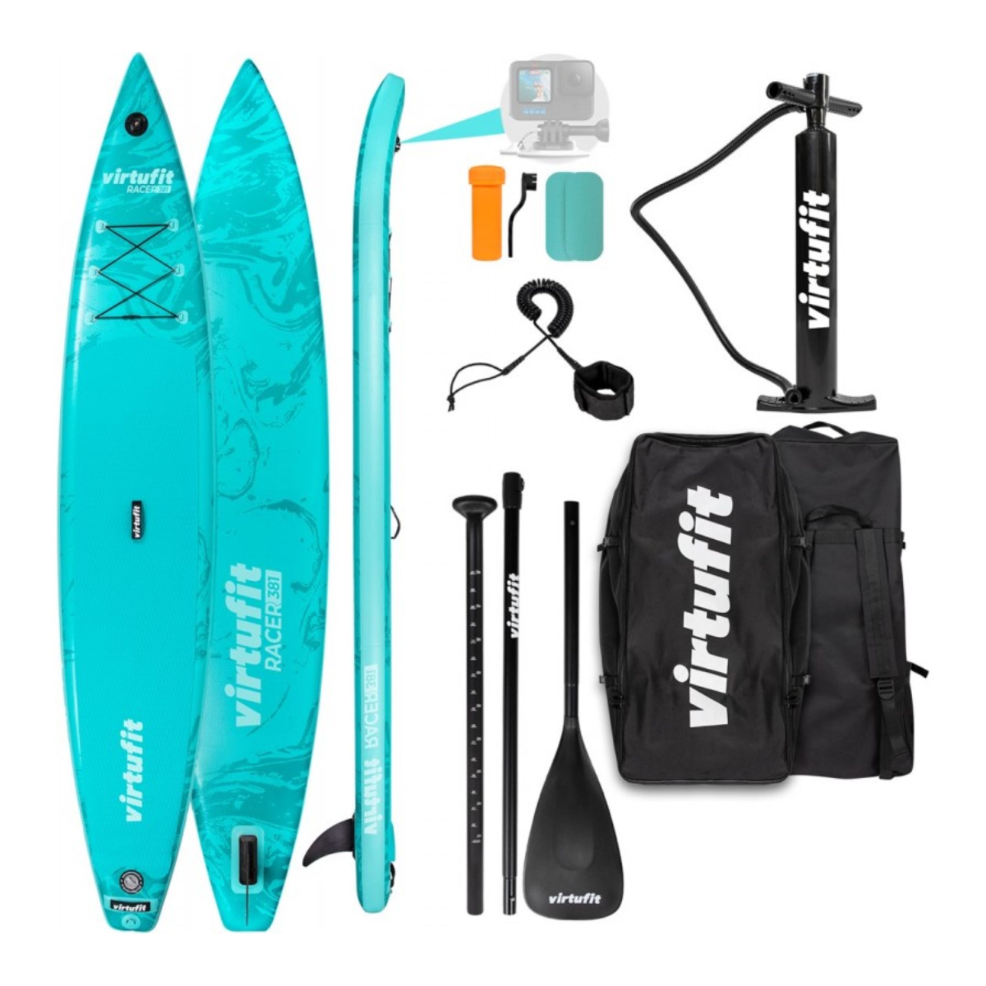 Image of suggested product: VIRTUFIT VFW06086 Racer Φουσκωτή Σανίδα SUP Αγώνων & Ταχύτητας, Τιρκουάζ