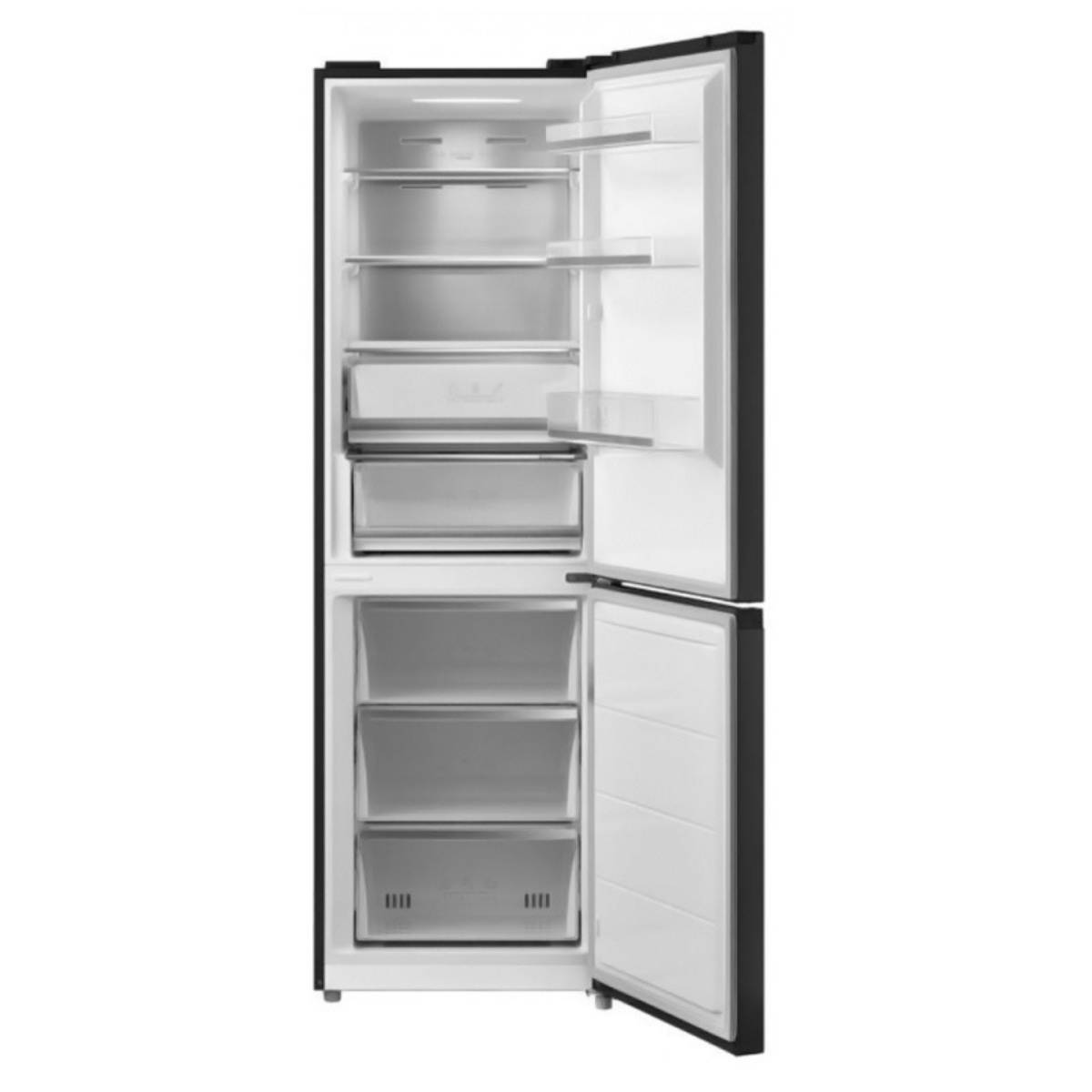OMNYS WNC-345ENBG Refrigerator with Bottom Freezer, Black Glass | Omnys| Image 2