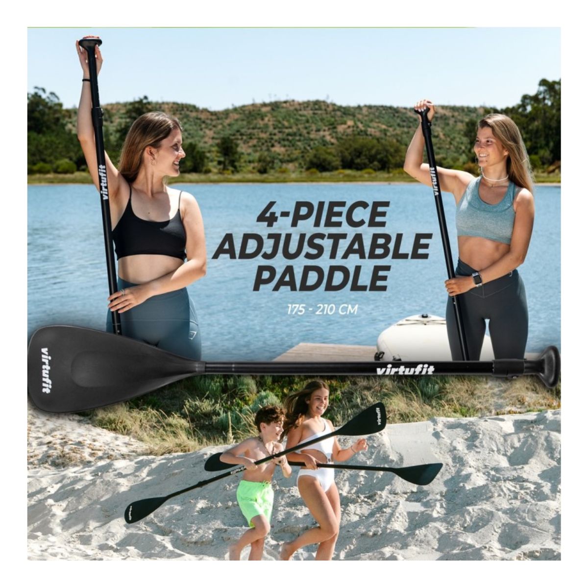 VIRTUFIT VFW06053 Φουσκωτή Σανίδα SUP Cruiser  με Κάθισμα Kayak 305cm, Τιρκουάζ | Virtufit| Image 5