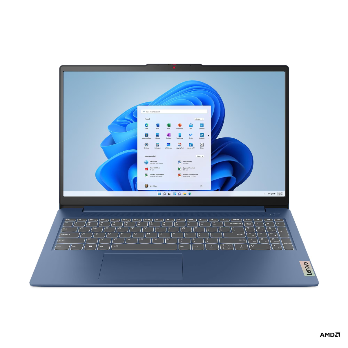 Image of suggested product: LENOVO 82XQ0147CY IdeaPad Slim 3 15AMN8 Laptop, Abyss Blue