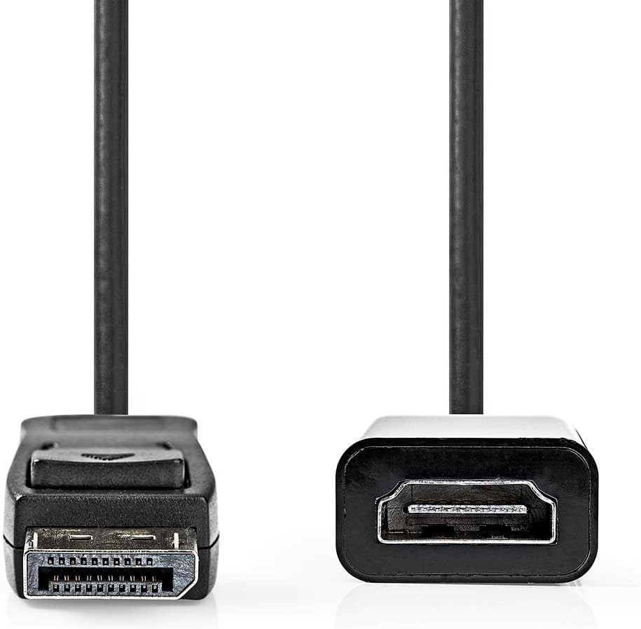 Image of suggested product: NEDIS CCGB37150BK02 Καλώδιο Προσαρμογέα DisplayPort σε HDMI, 0,20 m