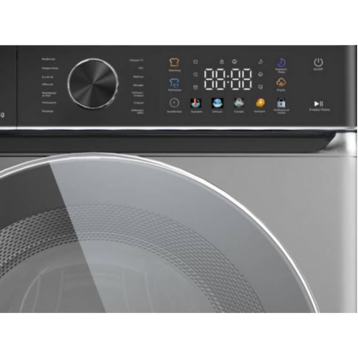 OMNYS WNM-10IN25BST Πλυντήριο Ρούχων 10kg, Μαύρο | Omnys| Image 2