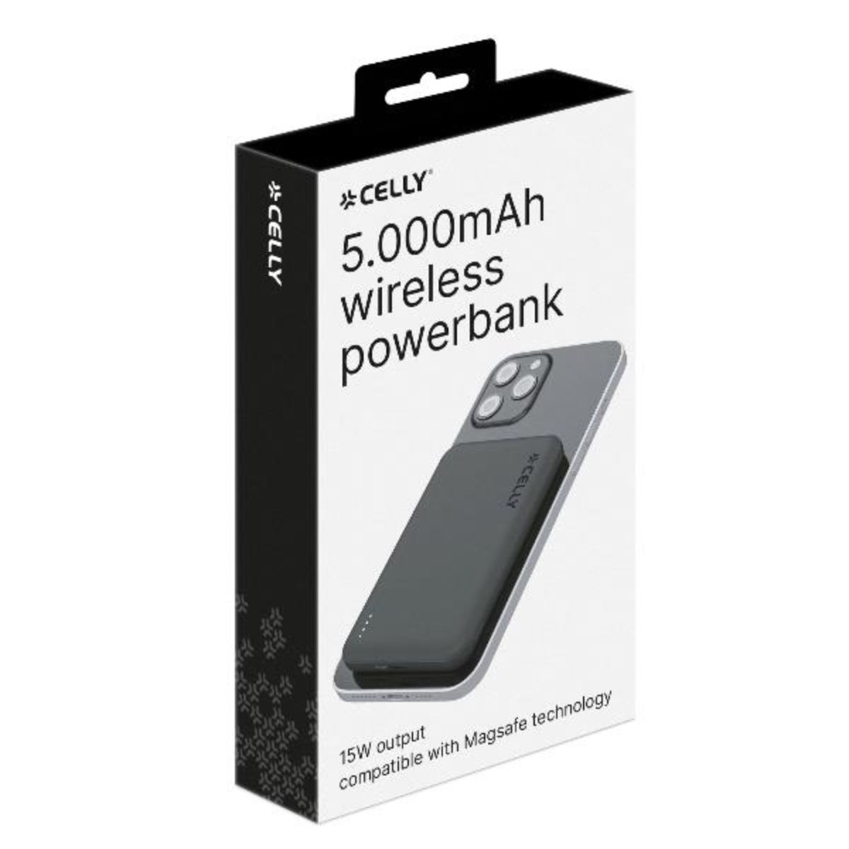 CELLY MAGPB5000PLUS Magnetic Wireless Power Bank, 5000 mAh | Celly| Image 1