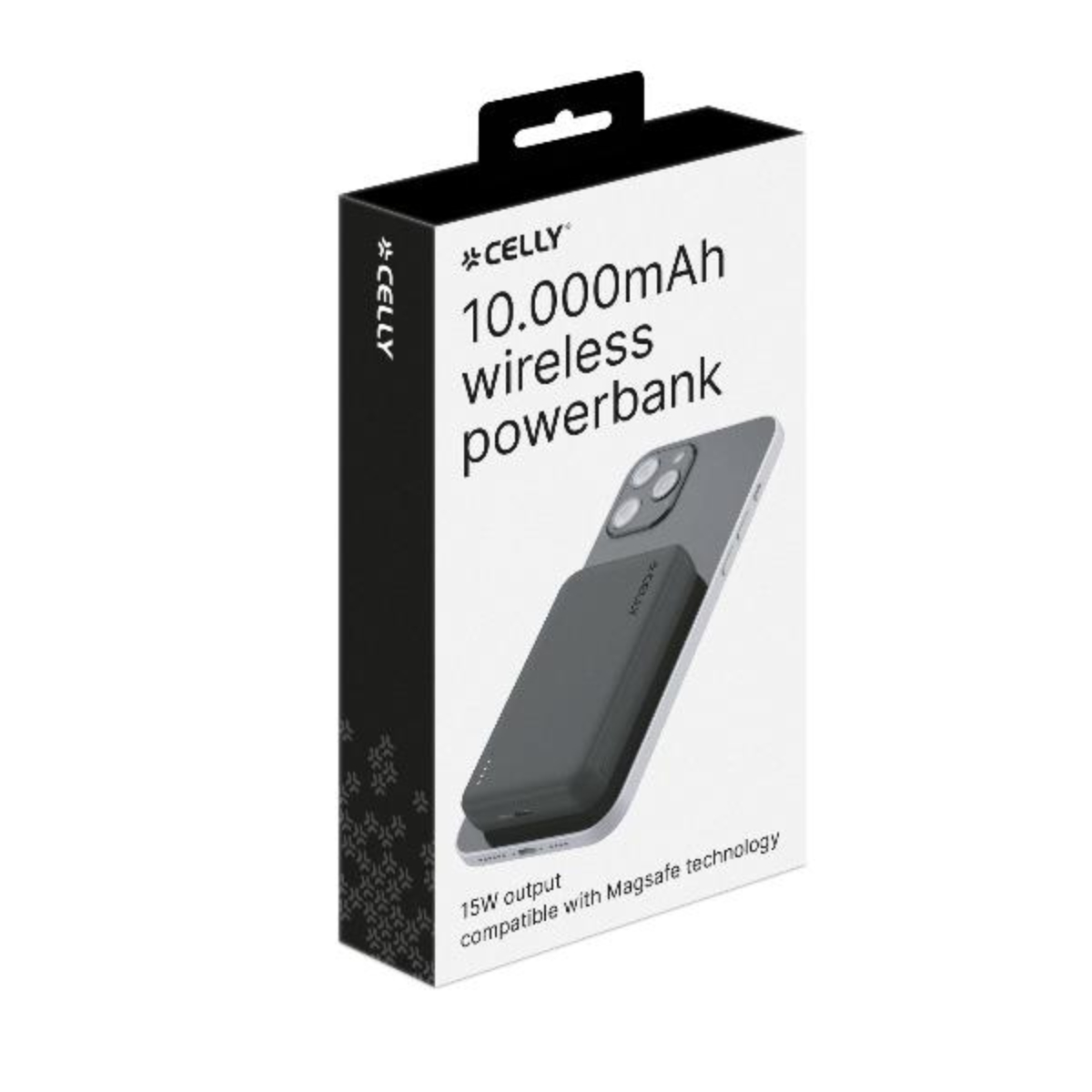 CELLY MAGPB10000PLUS Magnetic Wireless Power Bank, 10000 mAh | Celly| Image 2
