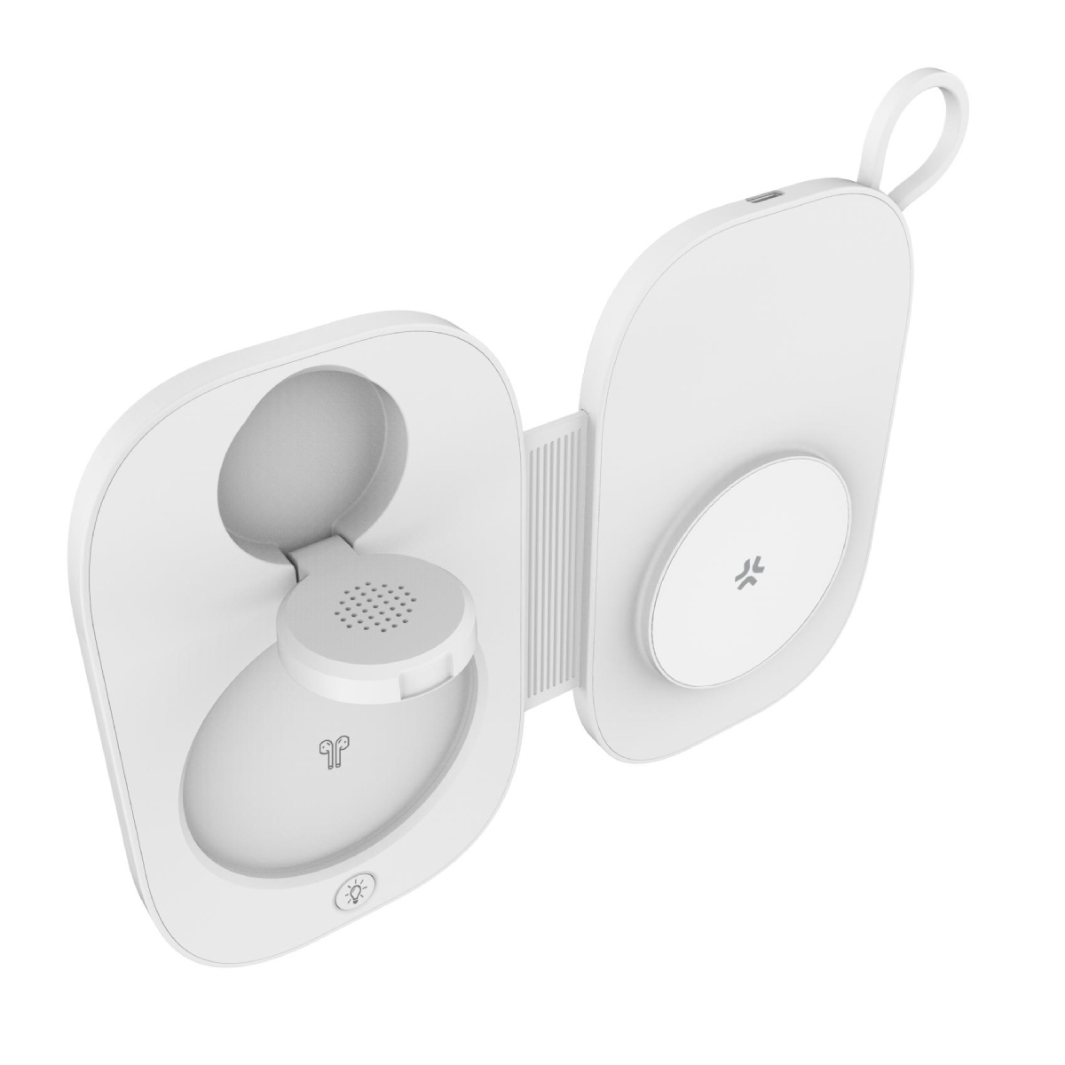 CELLY MAGPOCKET3IN1WH 3 σε 1 Ασύρματος Φορτιστής, Άσπρο | Celly| Image 3