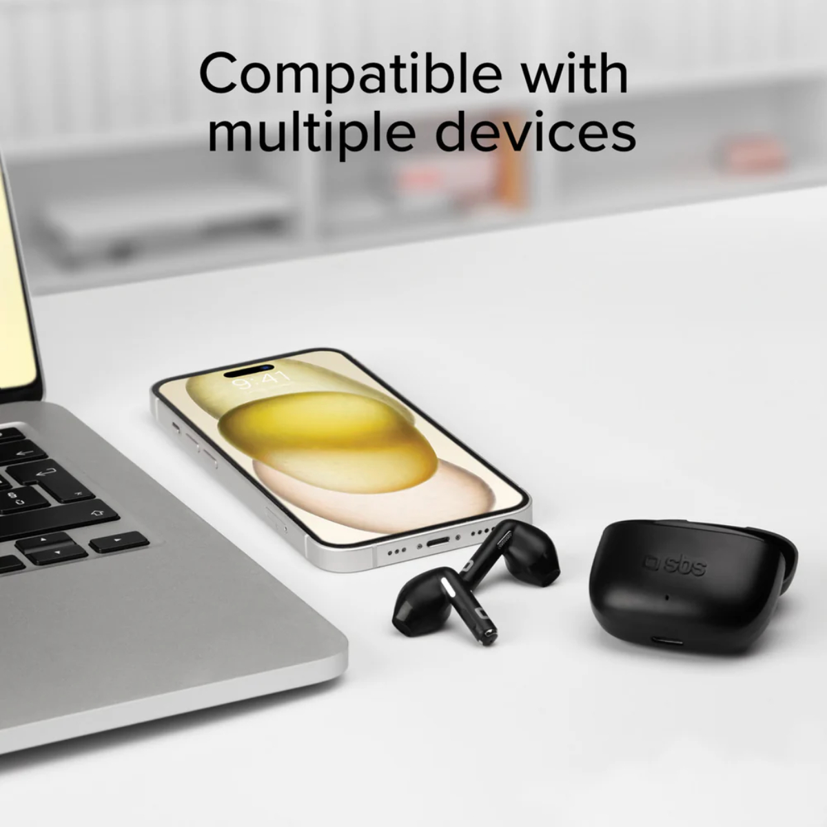 SBS TEEARTWSGOPODSK GoPods True Wireless Ακουστικά, Μαύρο | Sbs| Image 4