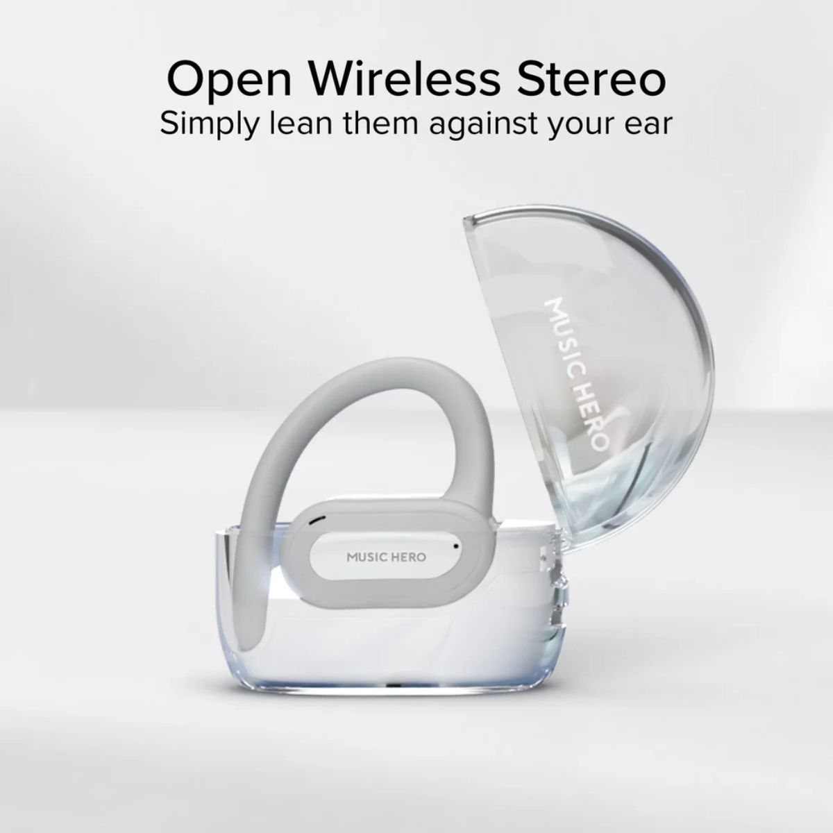 SBS MHTWSHYDRABTW Ασύρματα Ακουστικά Open-Ear OWS, Γκρίζο | Sbs| Image 2
