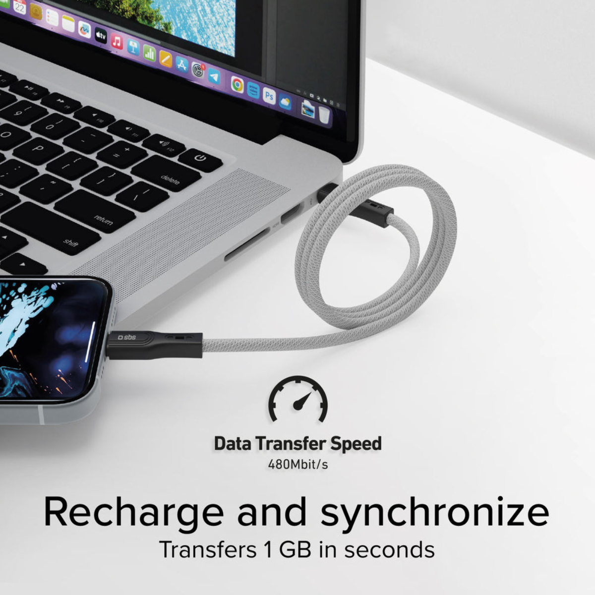 SBS TECBLTCCMAG Καλώδιο USB-C σε USB-C με Μαγνητικό Φινίρισμα, 1m | Sbs| Image 6