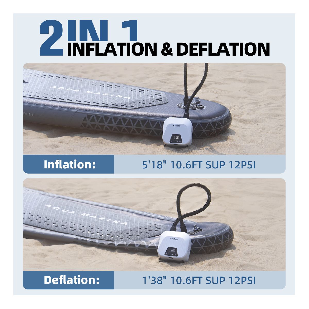 CYCPLUS D14PRO Electric Air Pump | Cycplus| Image 5