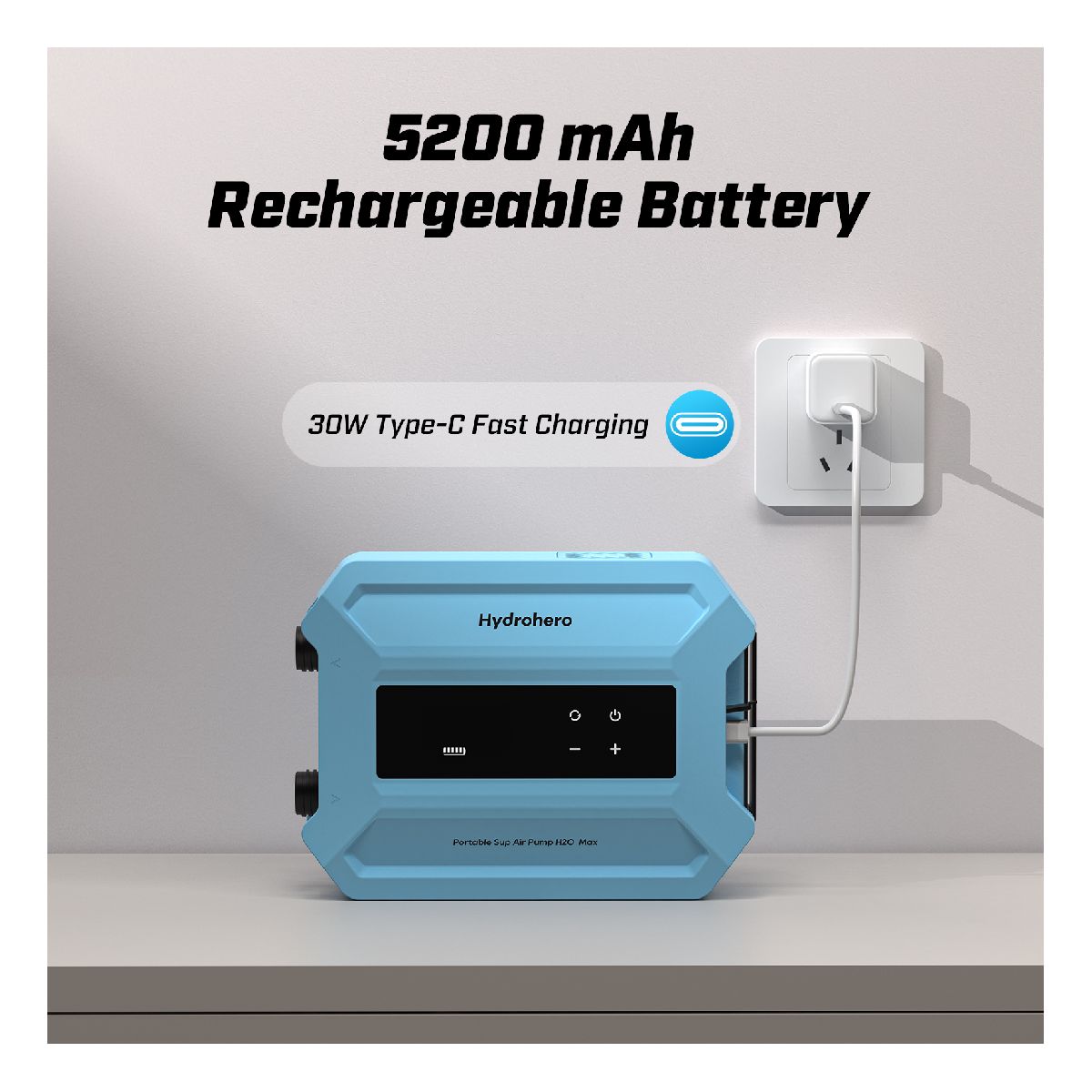 HYDROHERO D21 Pro Portable Electric Air Pump | Hydrohero| Image 5